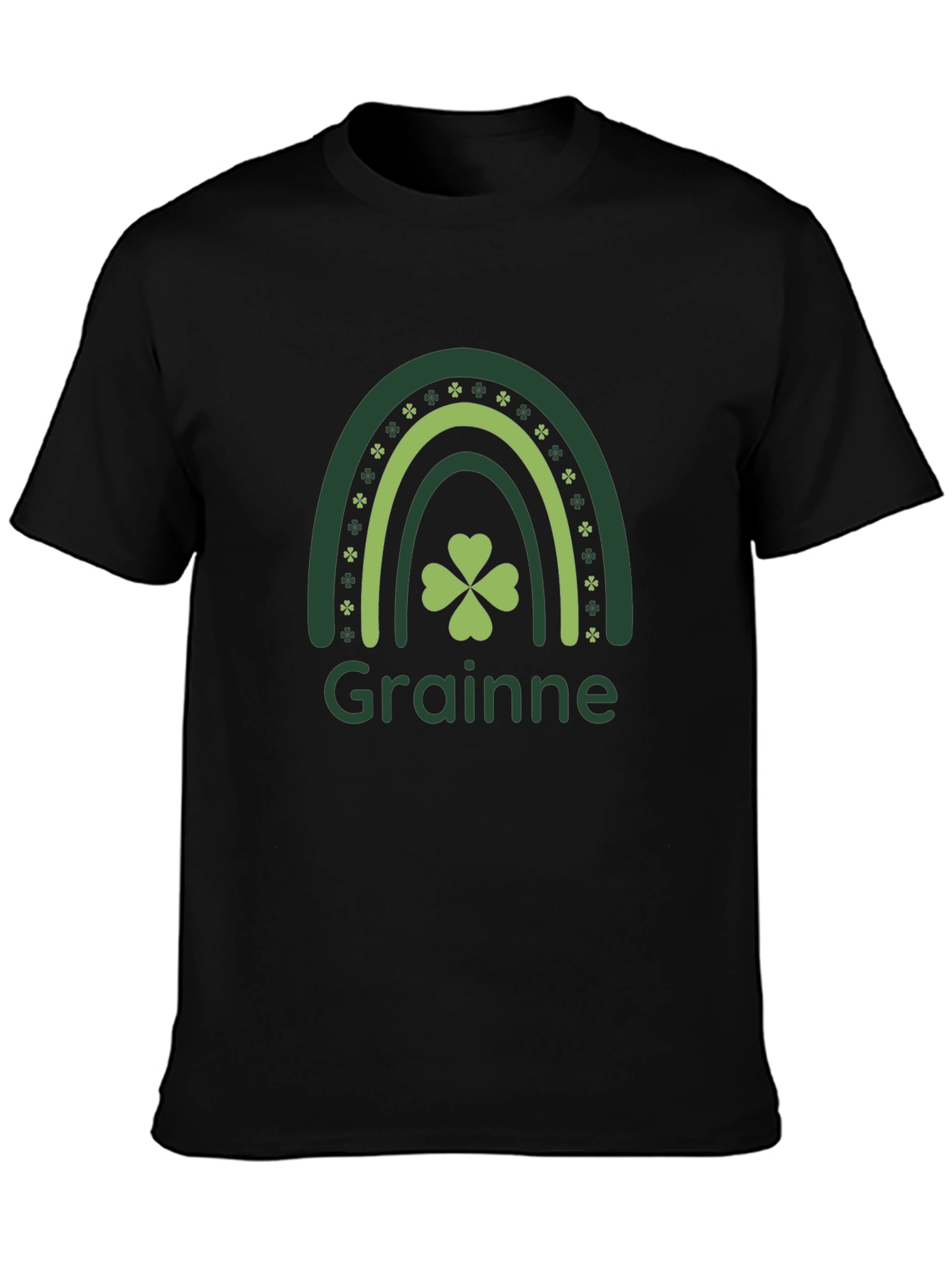 Grainne St. Patricks Day Clover Rainbow T-Shirt
