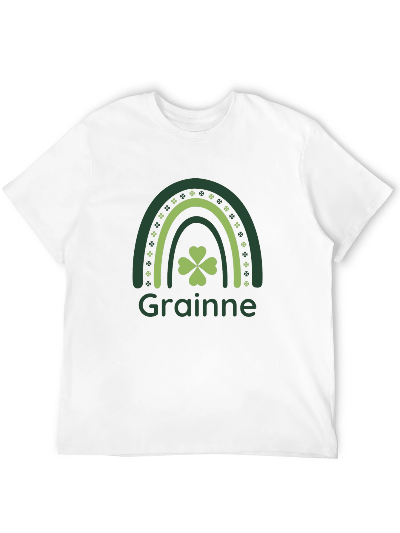 Grainne St. Patricks Day Clover Rainbow T-Shirt