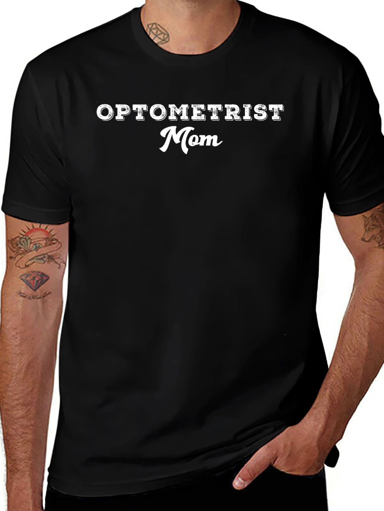 Optometrist Mom T-Shirt - Black