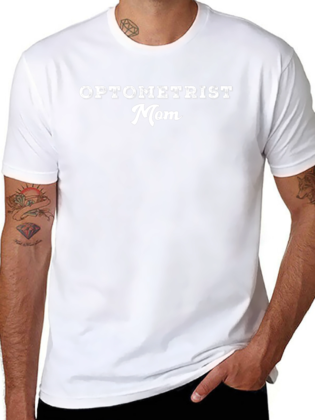 Optometrist Mom T-Shirt - Black