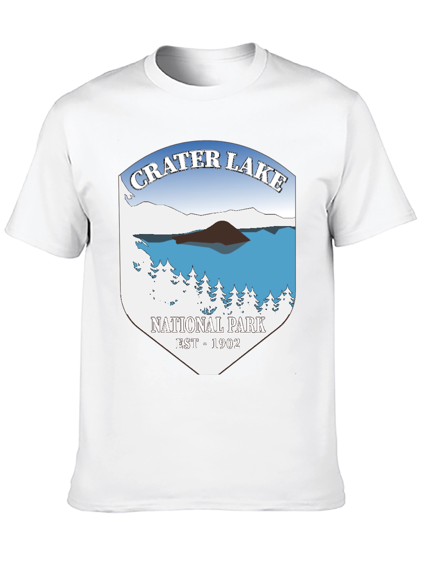 Crater Lake National Park T-Shirt - Black