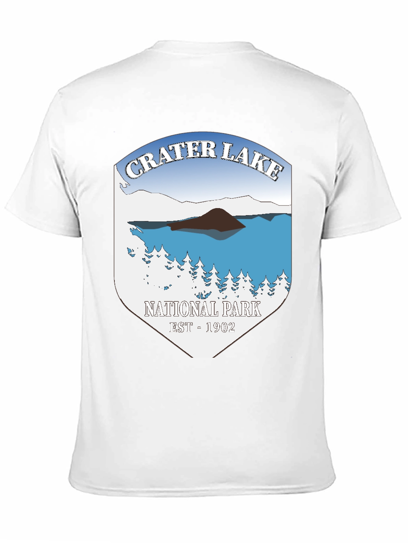 Crater Lake National Park T-Shirt - Black