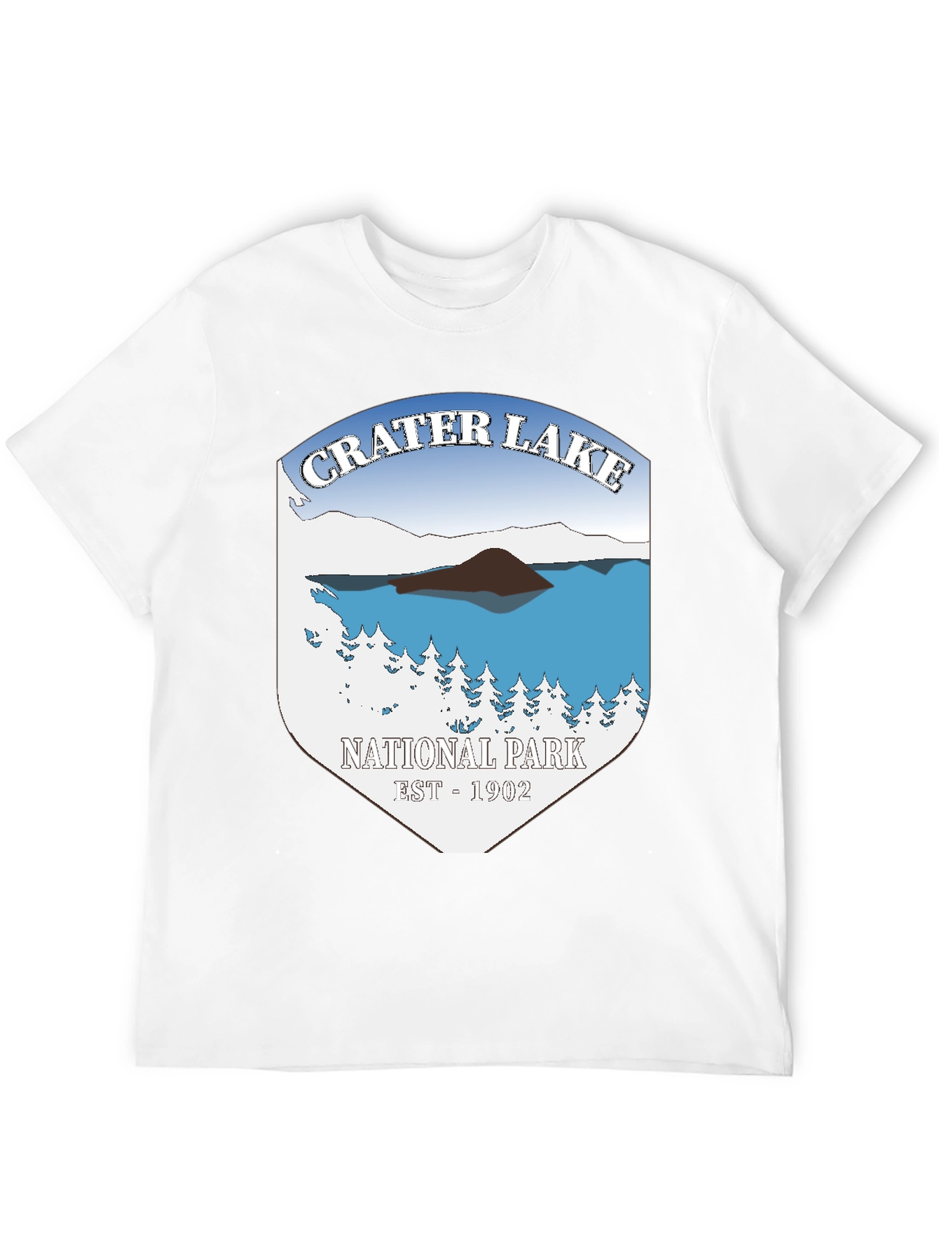 Crater Lake National Park T-Shirt - Black