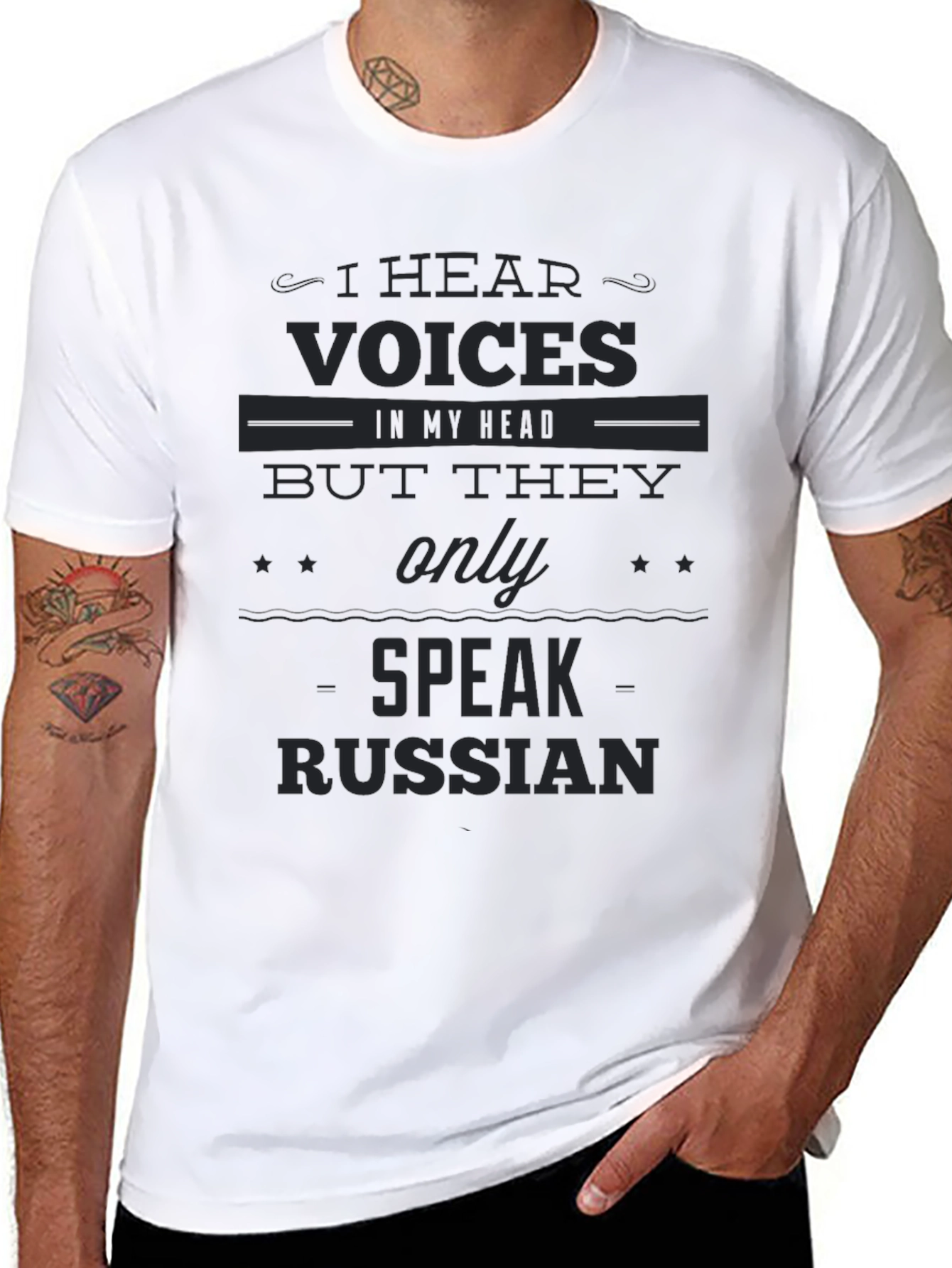 I Hear Voices They Speak Russian T-Shirt
