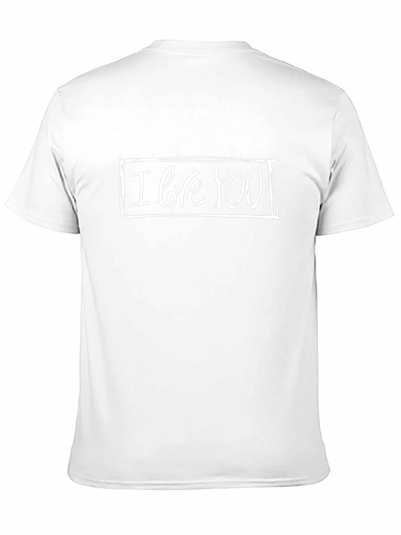 I Love You Graphic T-Shirt - Black