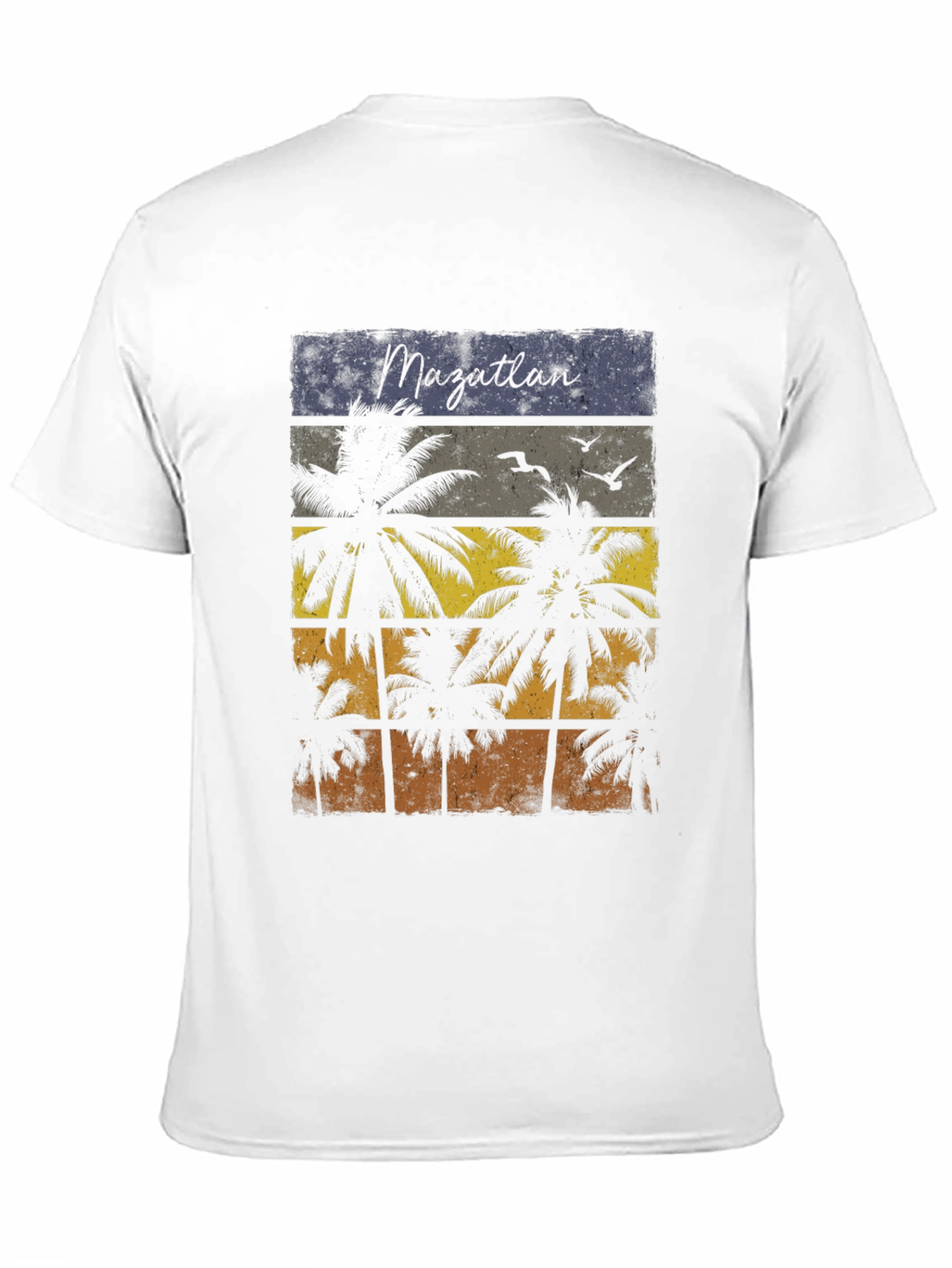 Mazatlan Palm Tree Graphic T-Shirt