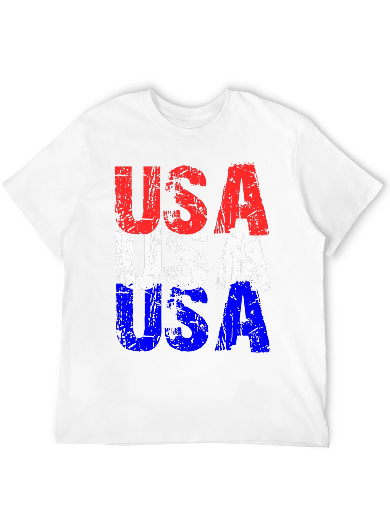 USA Flag Patriotic Graphic T-Shirt
