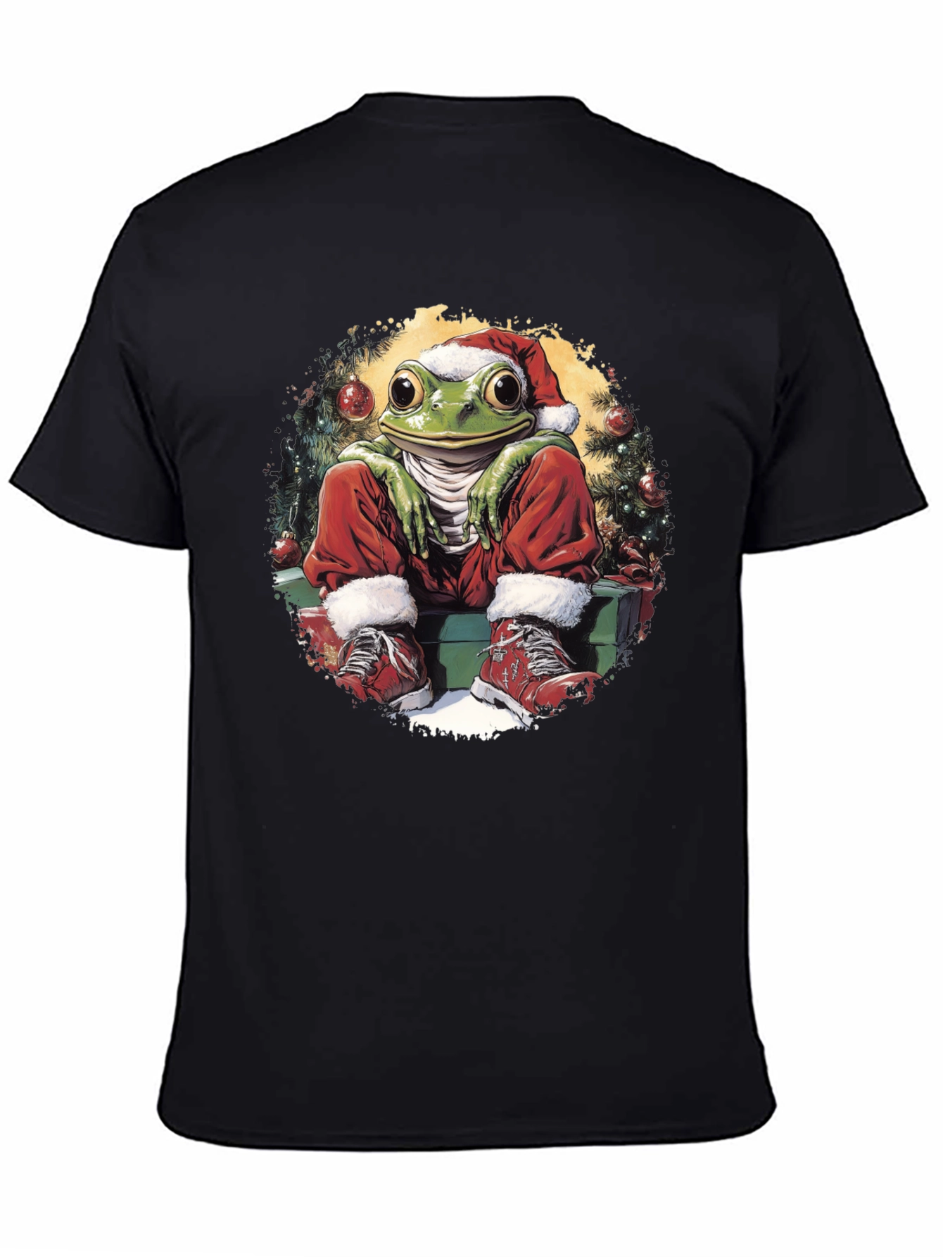 Christmas Frog T-Shirt - Santa Style
