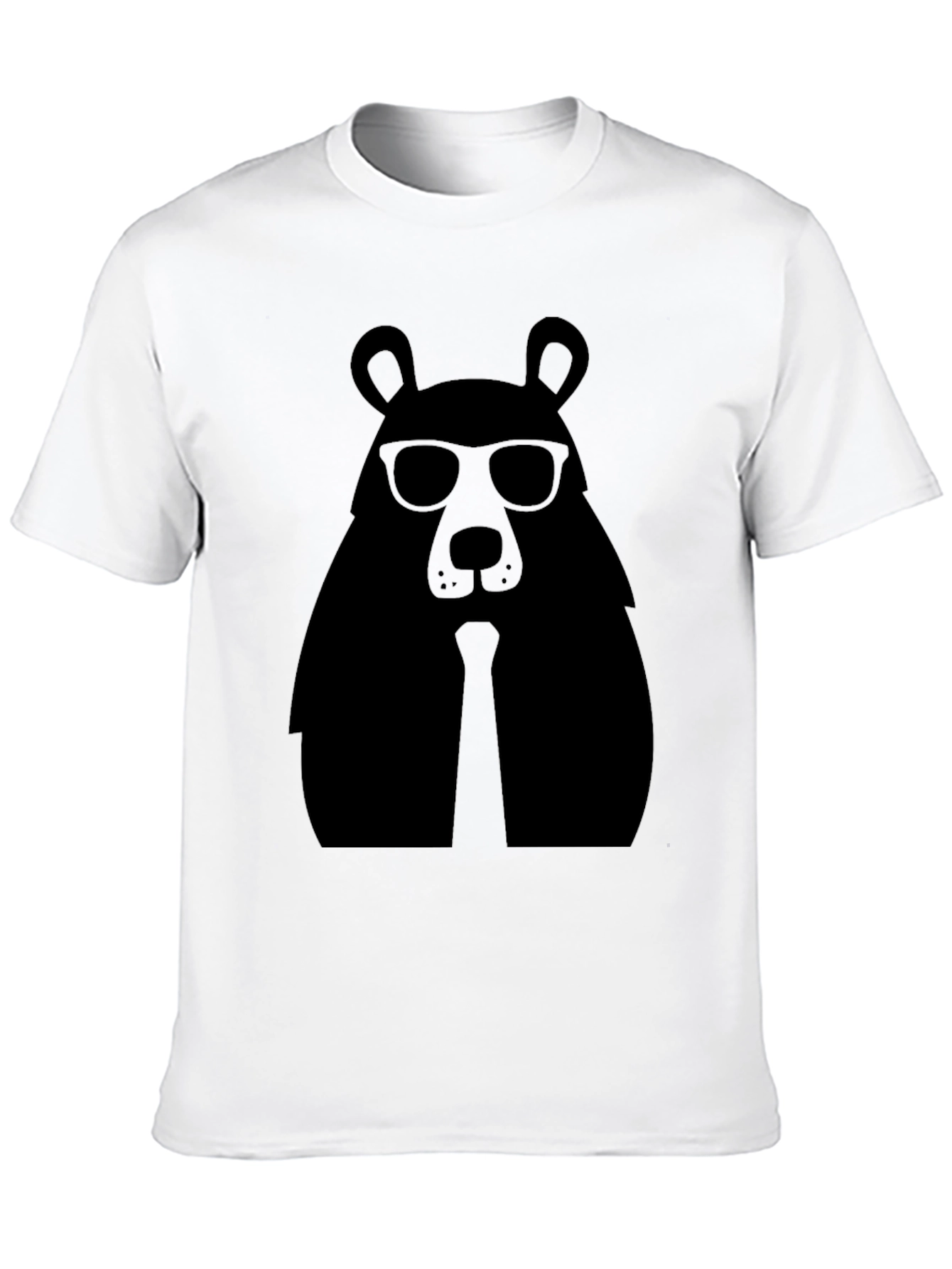 Cool Bear in Shades T-Shirt - Black