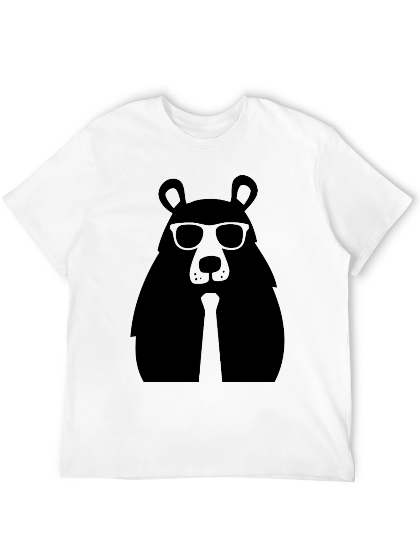 Cool Bear in Shades T-Shirt - Black