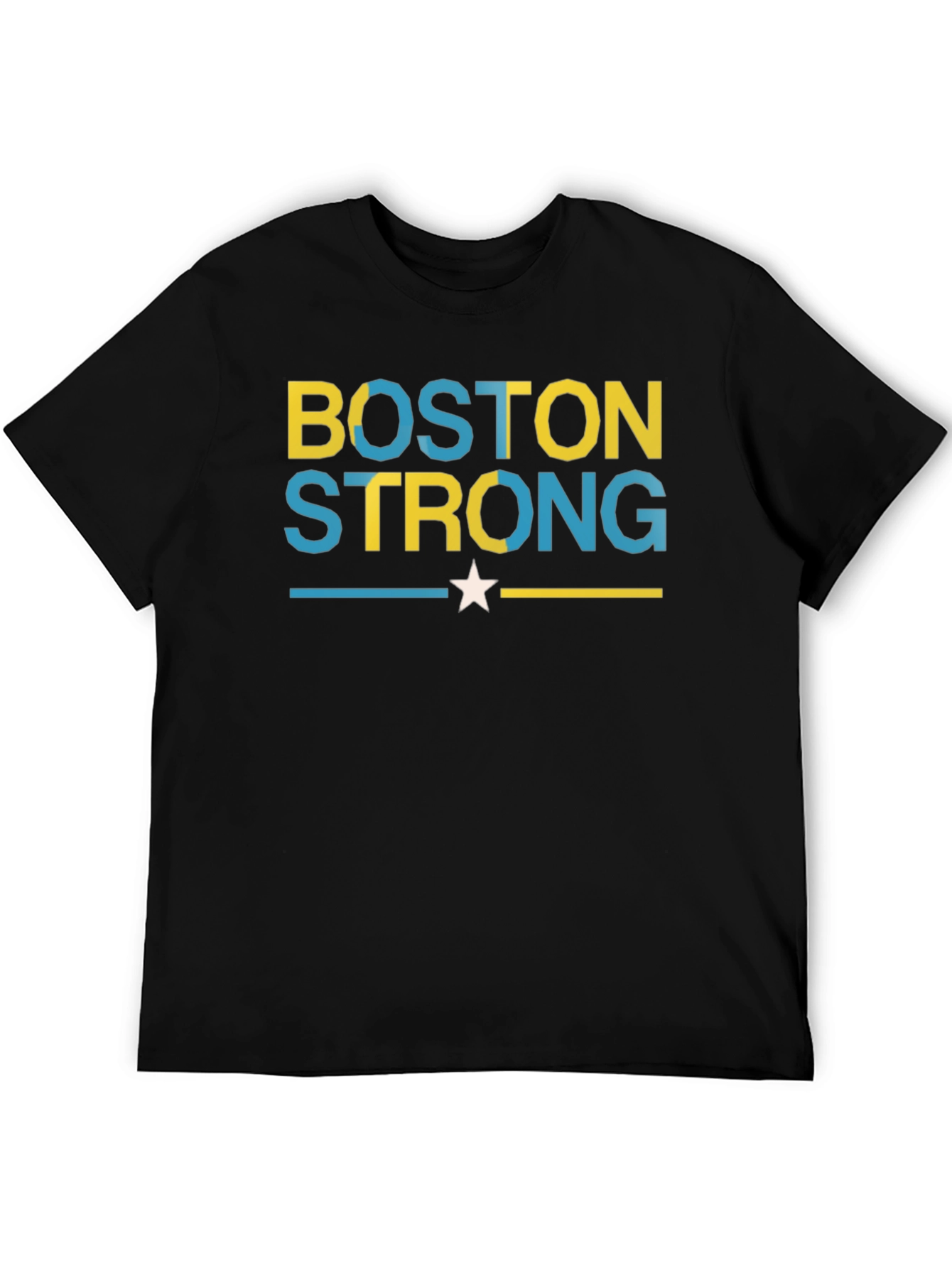 Boston Strong Graphic Tee - Unisex Black T-Shirt