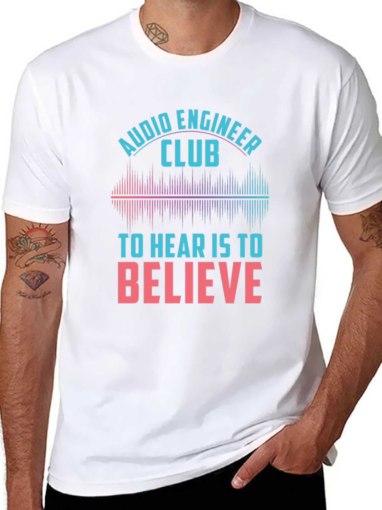 Audio Engineer Club Graphic T-Shirt