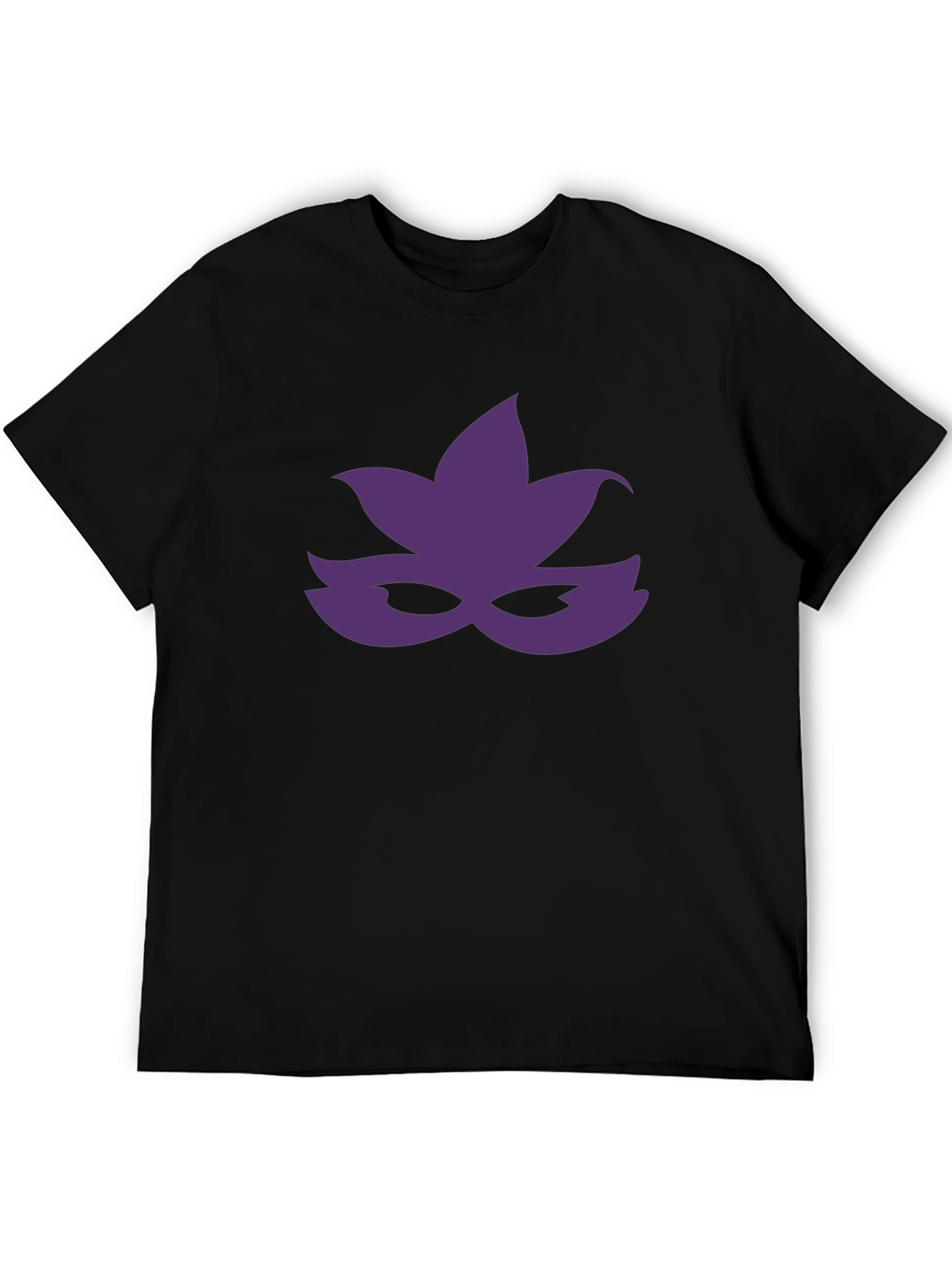 Mystic Lotus Mask Black T-Shirt
