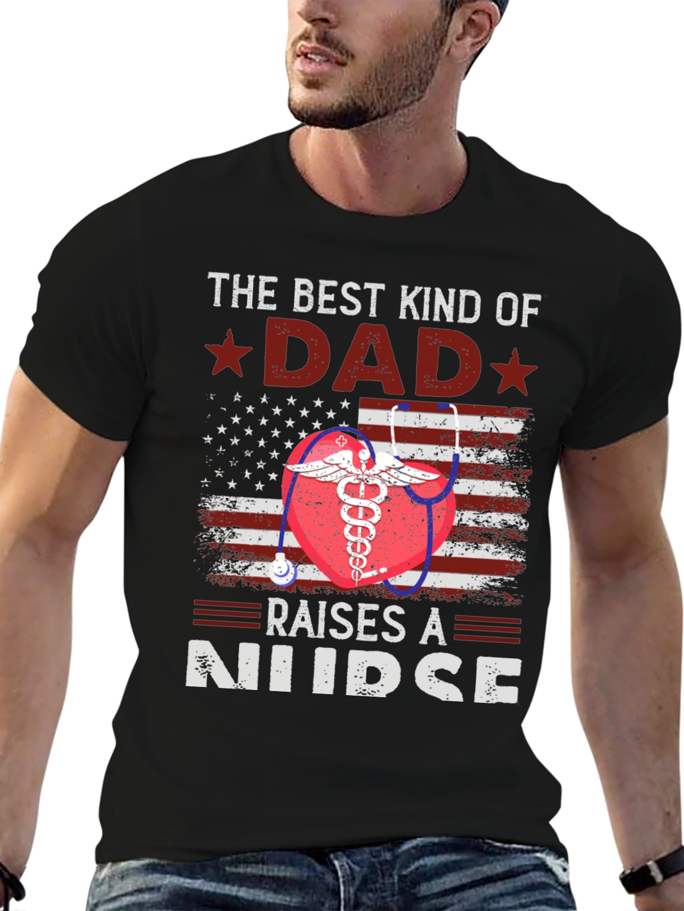 Best Kind of Dad Nurse T-Shirt