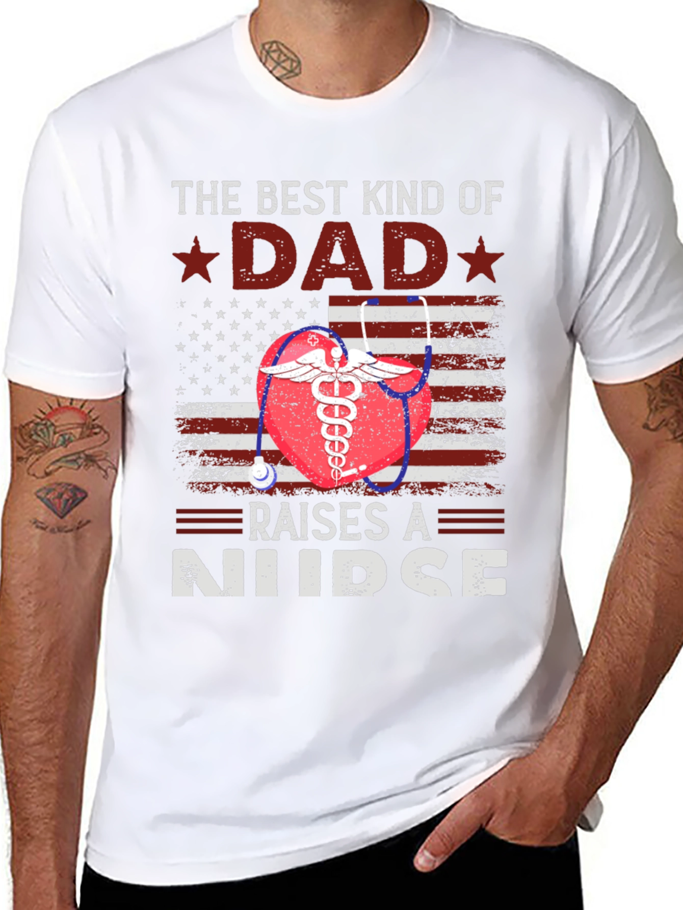 Best Kind of Dad Nurse T-Shirt