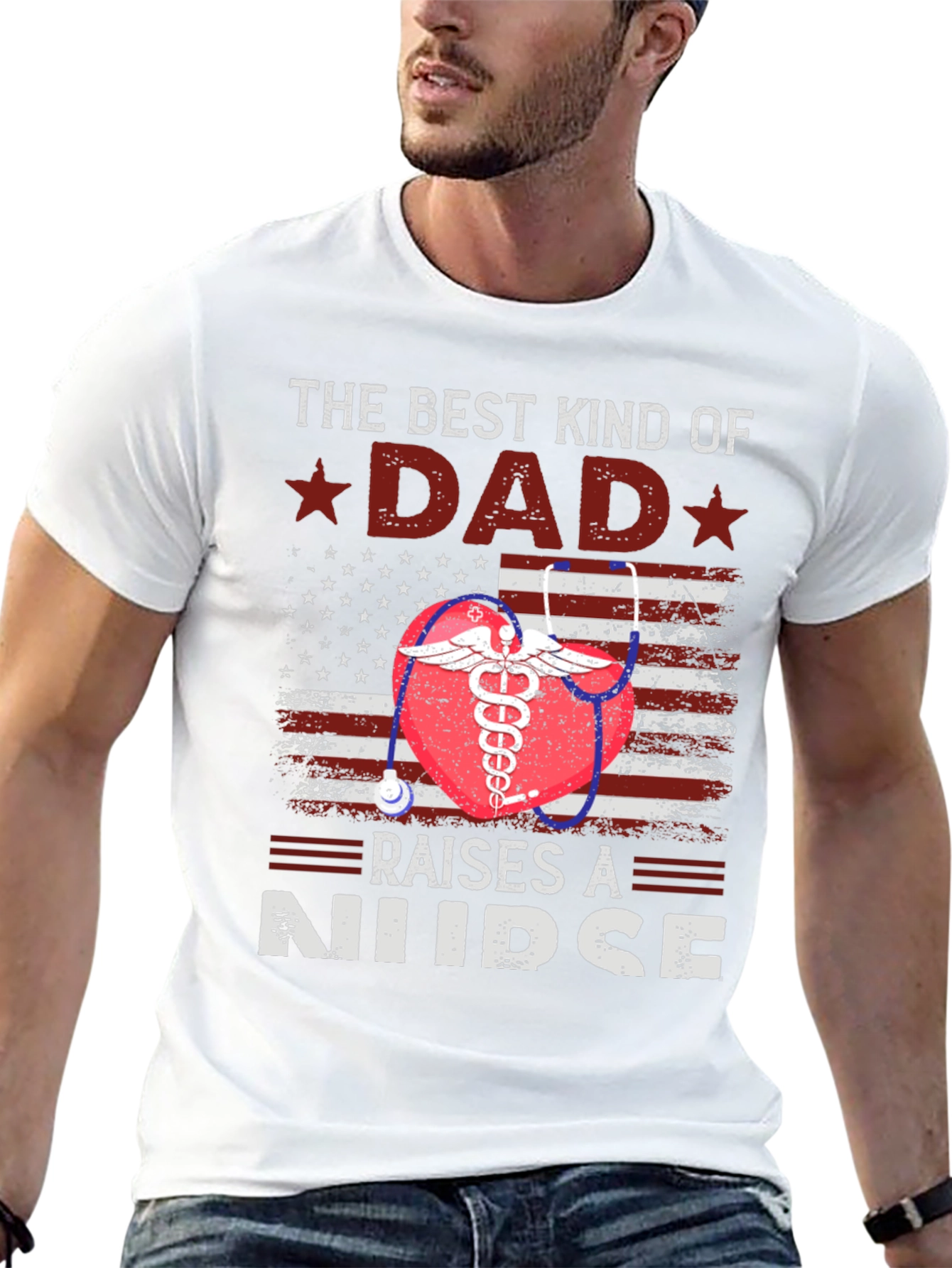 Best Kind of Dad Nurse T-Shirt
