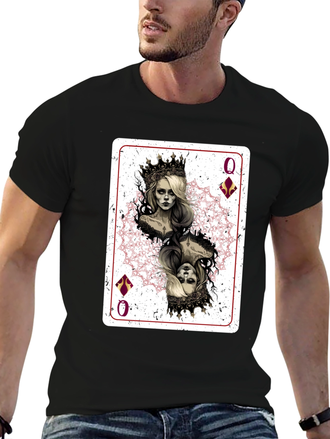 Queen of Diamonds Graphic Tee