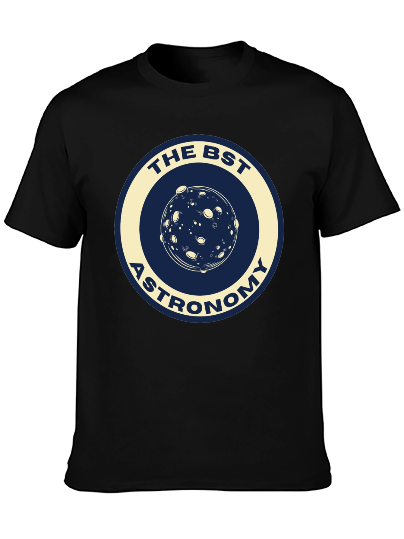 The BST Astronomy Graphic T-Shirt - Classic Black Tee