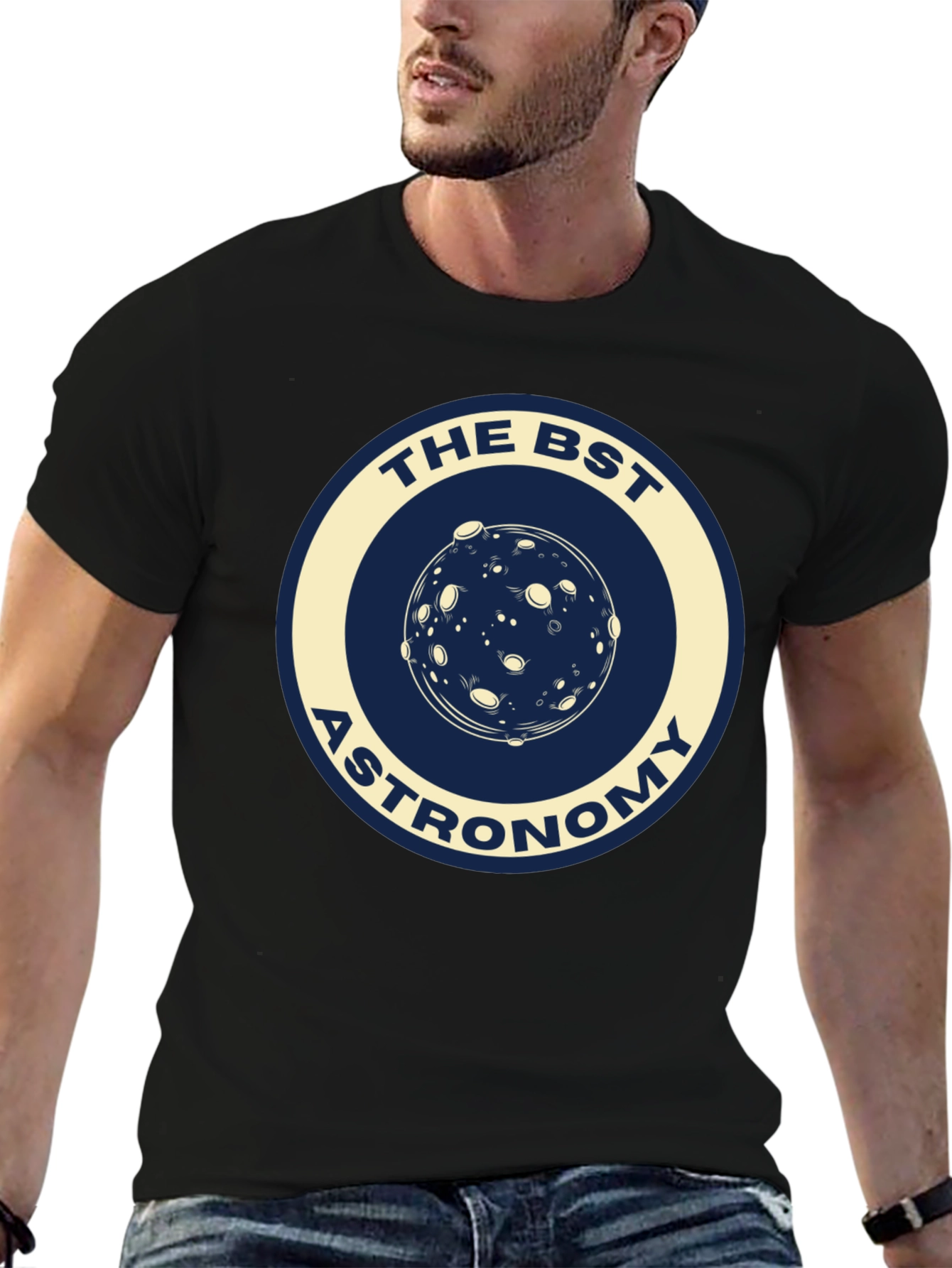 The BST Astronomy Graphic T-Shirt - Classic Black Tee