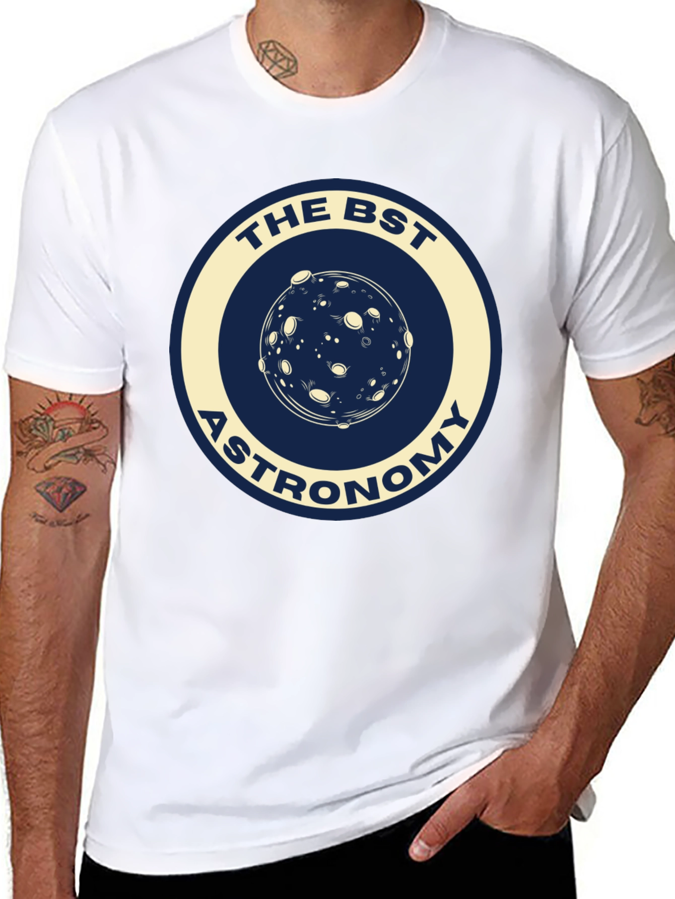 The BST Astronomy Graphic T-Shirt - Classic Black Tee