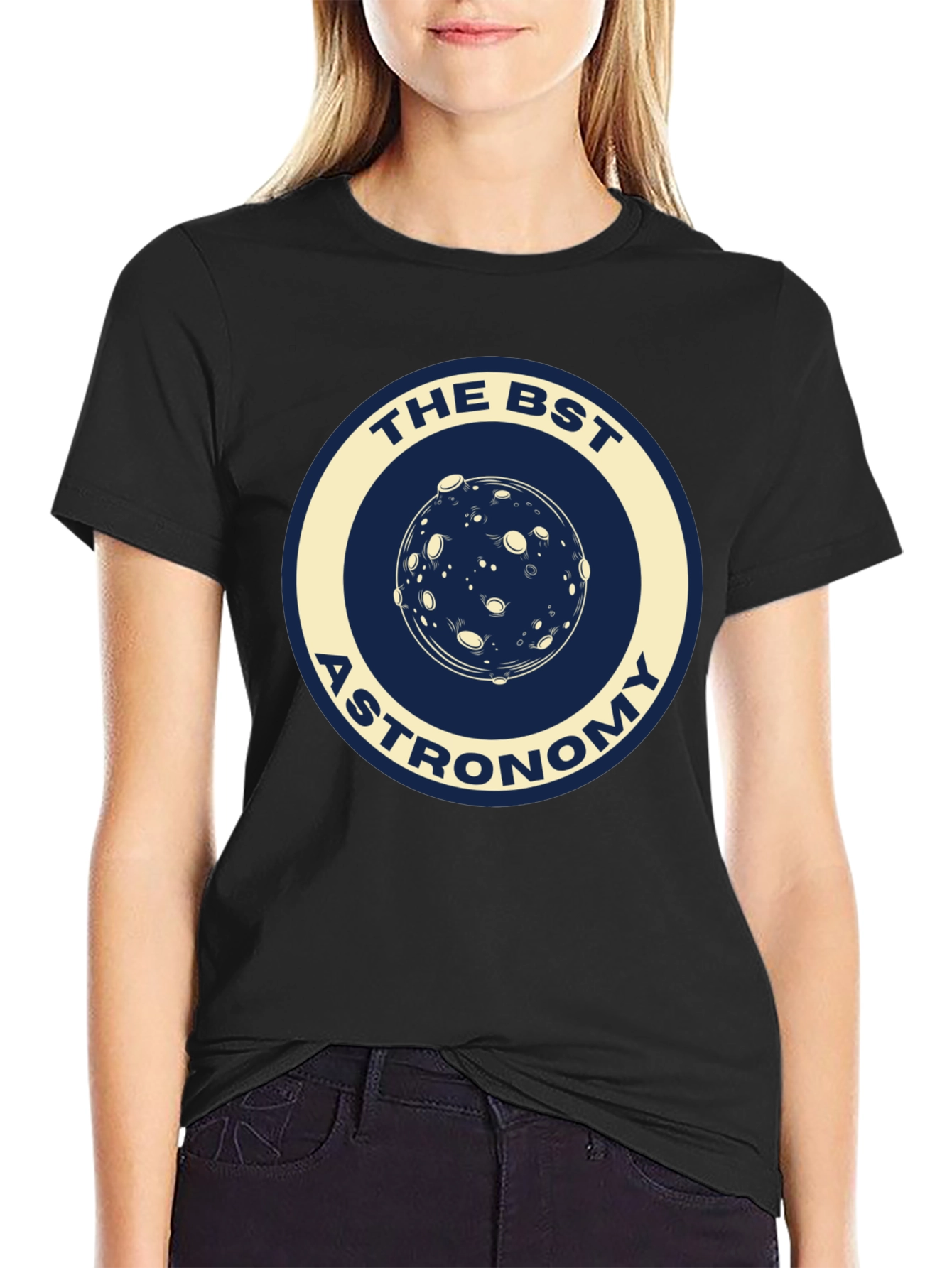 The BST Astronomy Graphic T-Shirt - Classic Black Tee