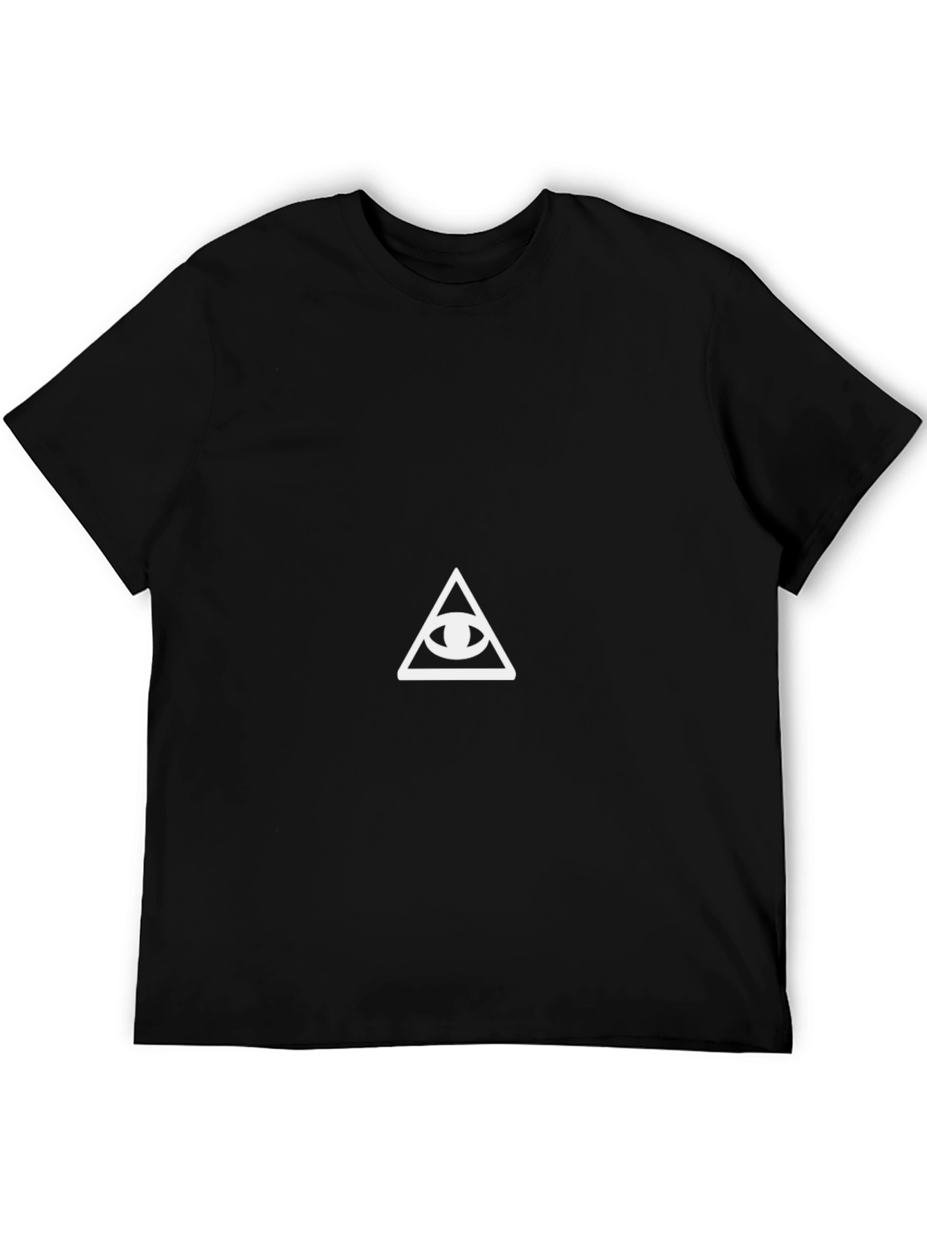 Illuminati Eye Pyramid Graphic Tee - Black