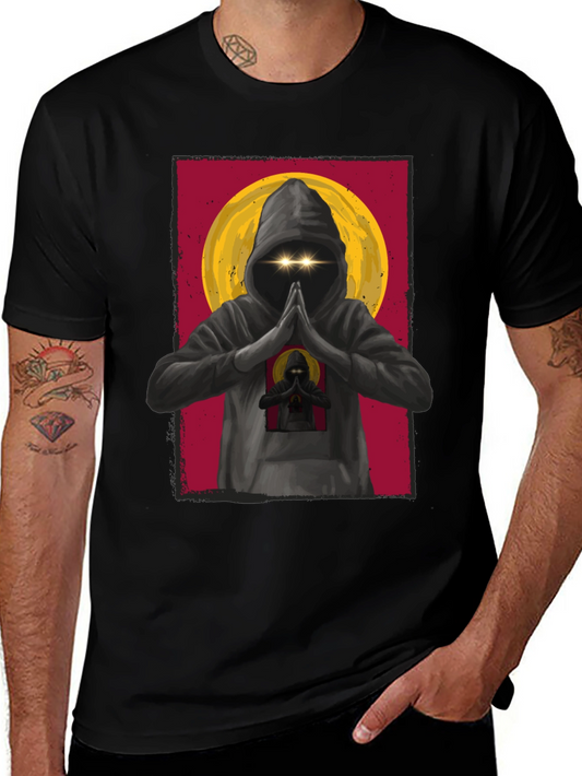 Mystic Monk T-Shirt: Urban Style Spiritual Design