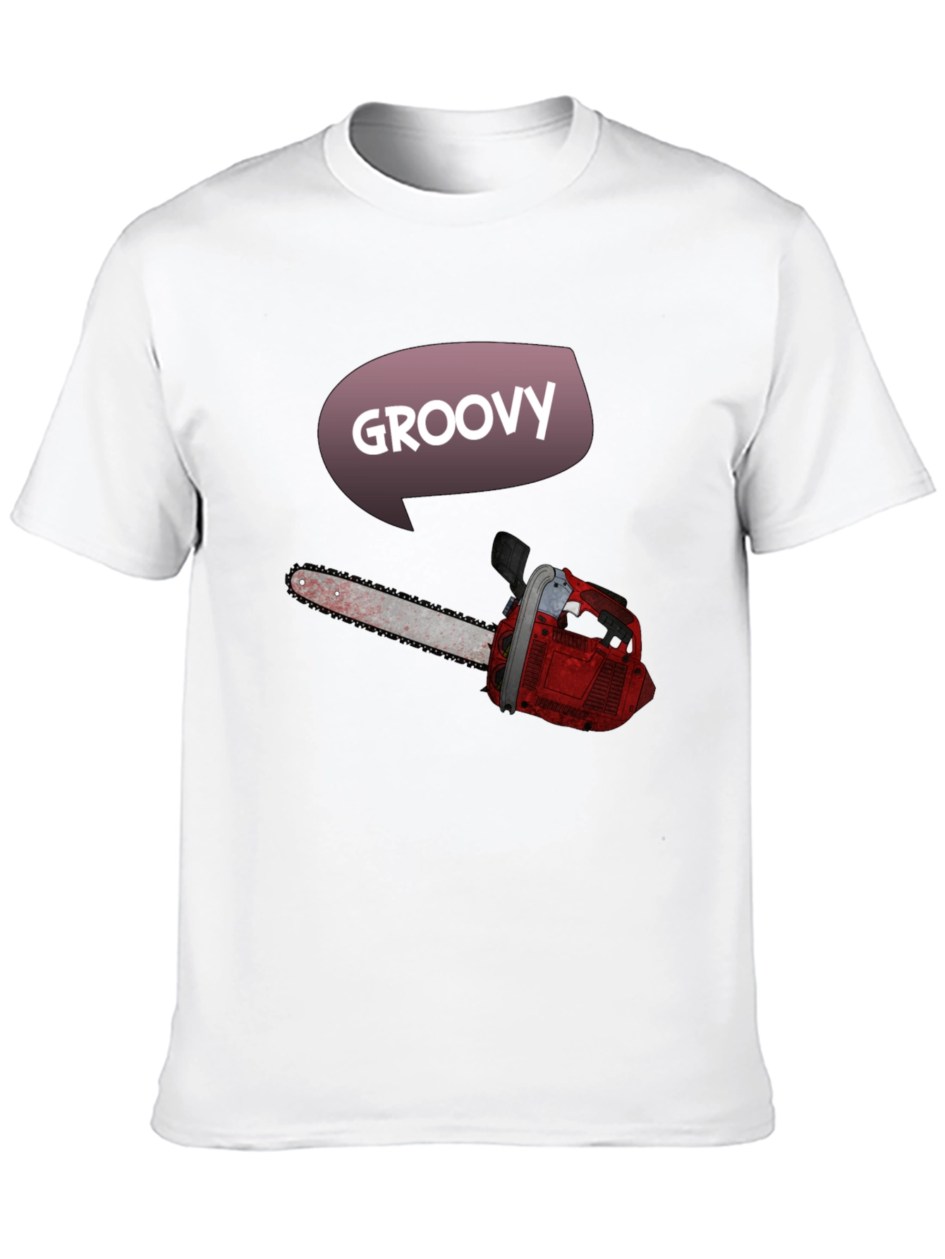 Groovy Chainsaw Graphic Tee