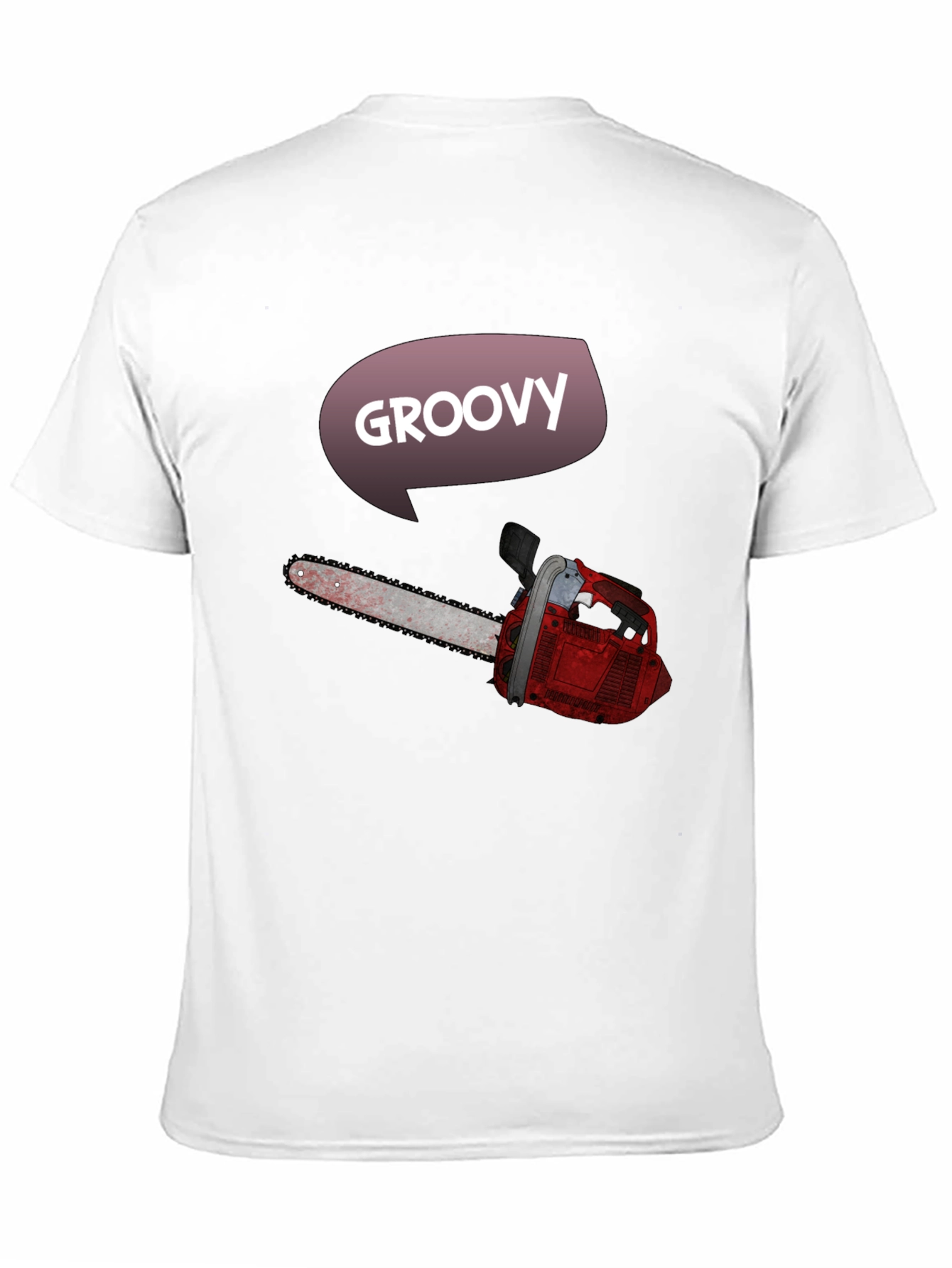 Groovy Chainsaw Graphic Tee
