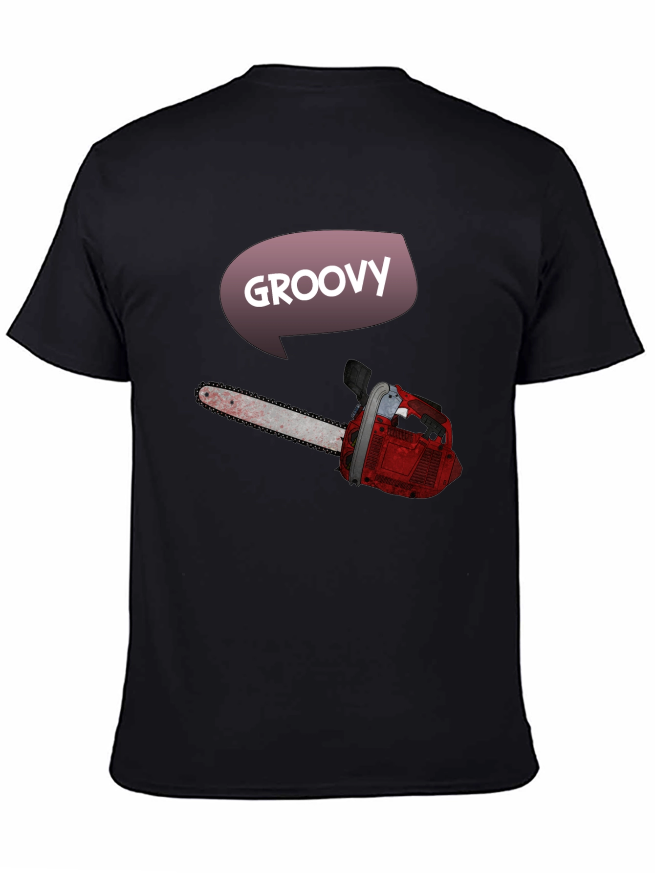 Groovy Chainsaw Graphic Tee