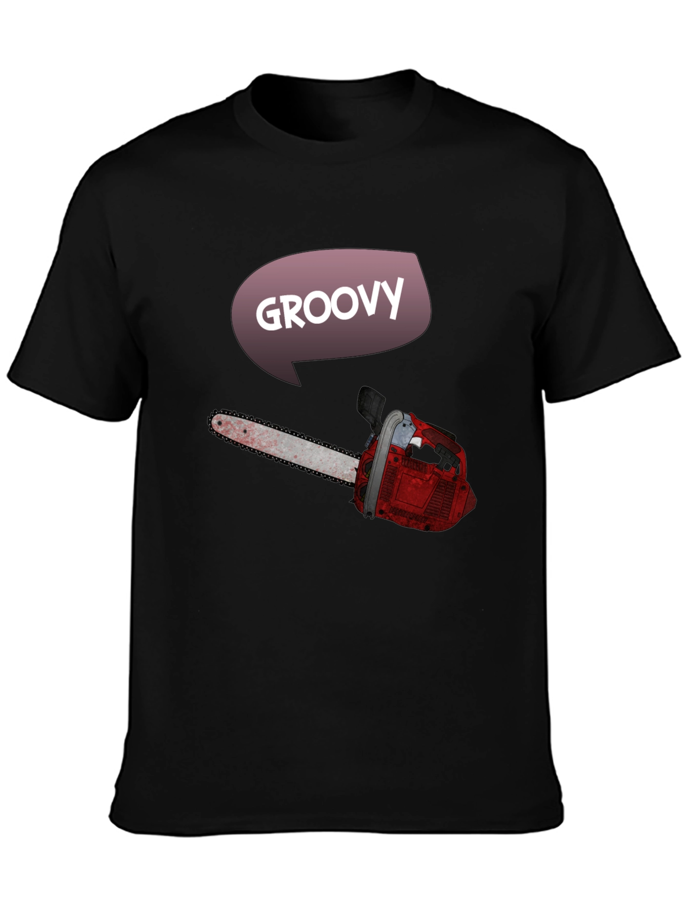 Groovy Chainsaw Graphic Tee