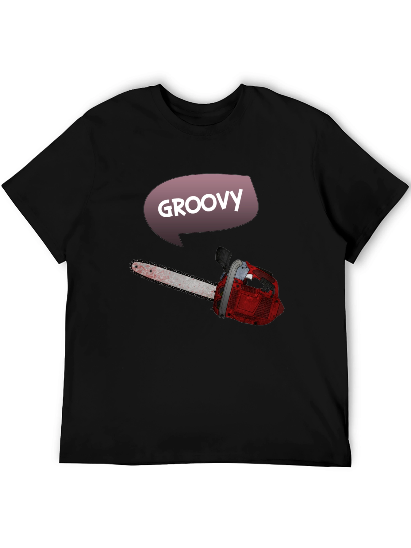 Groovy Chainsaw Graphic Tee