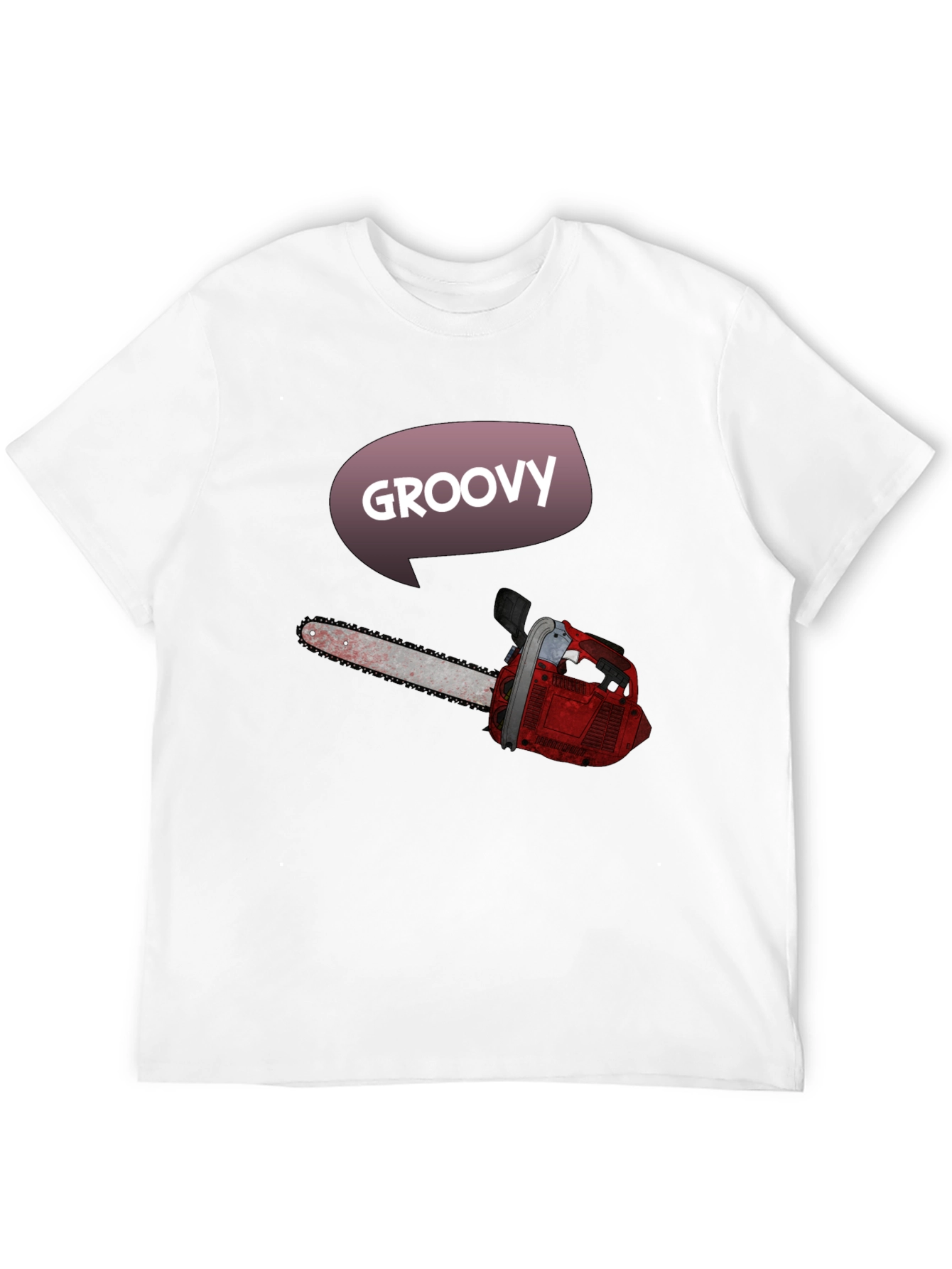 Groovy Chainsaw Graphic Tee