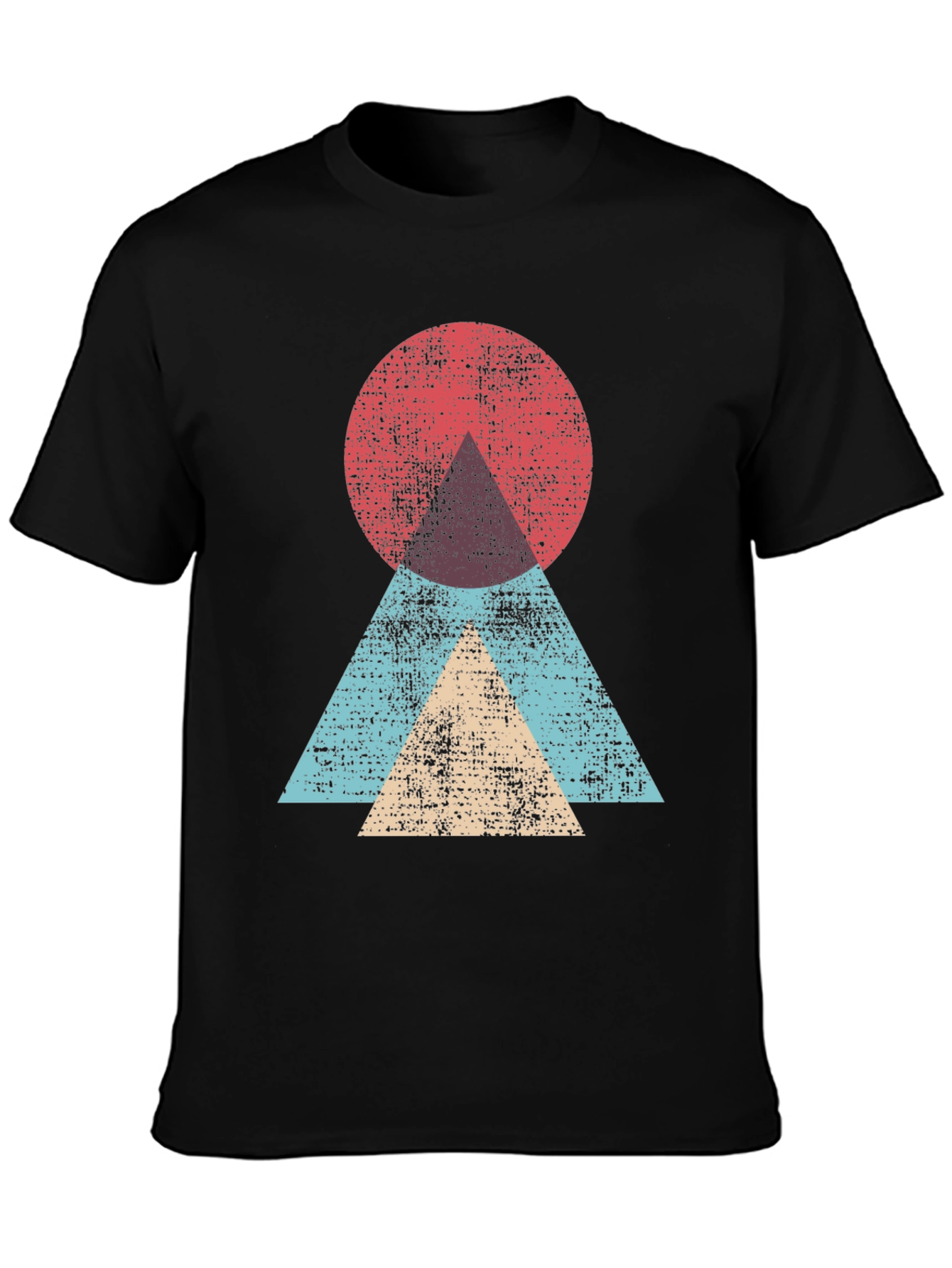 Geometric Graphic Tee - Modern Abstract Design