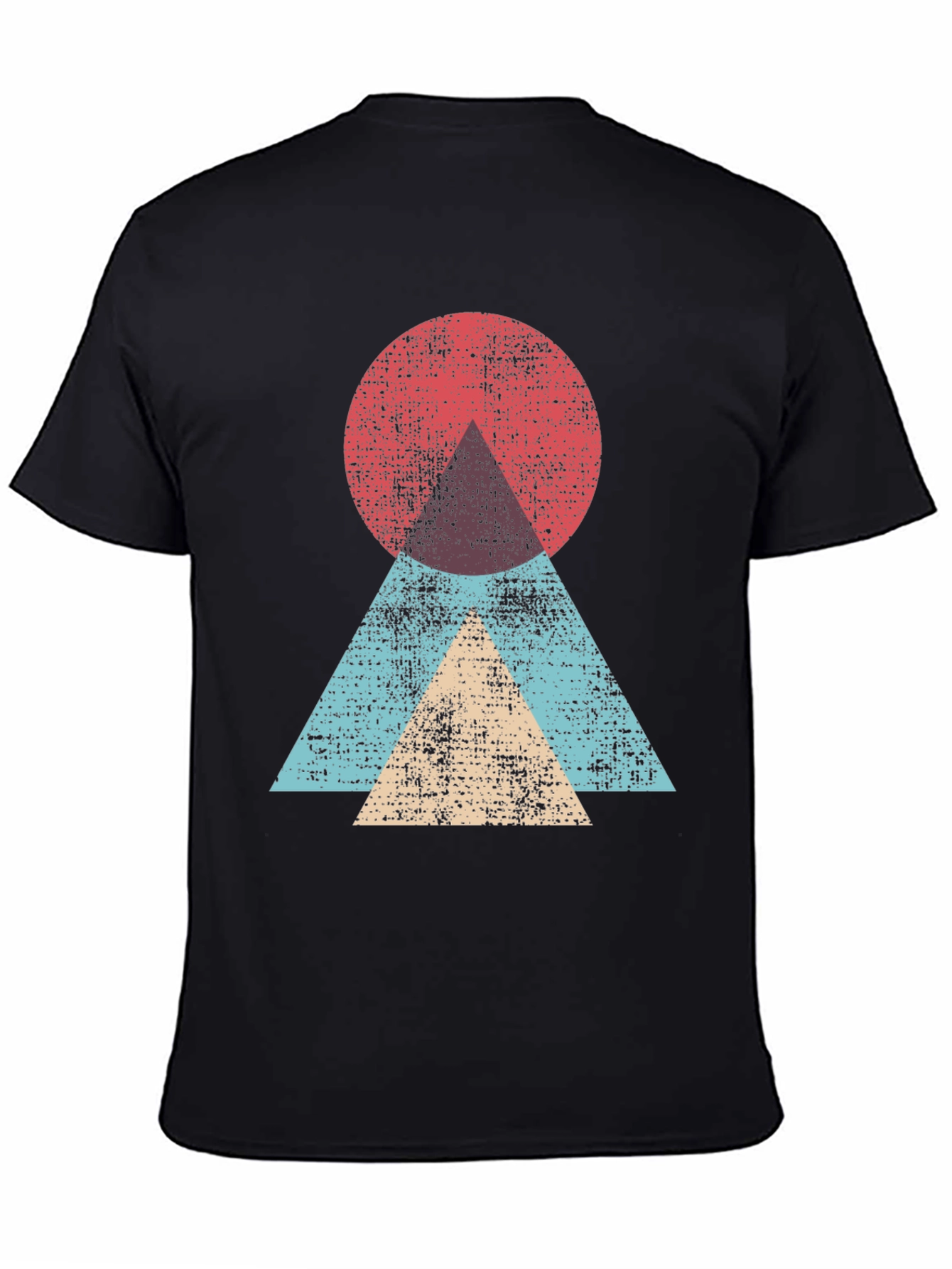 Geometric Graphic Tee - Modern Abstract Design
