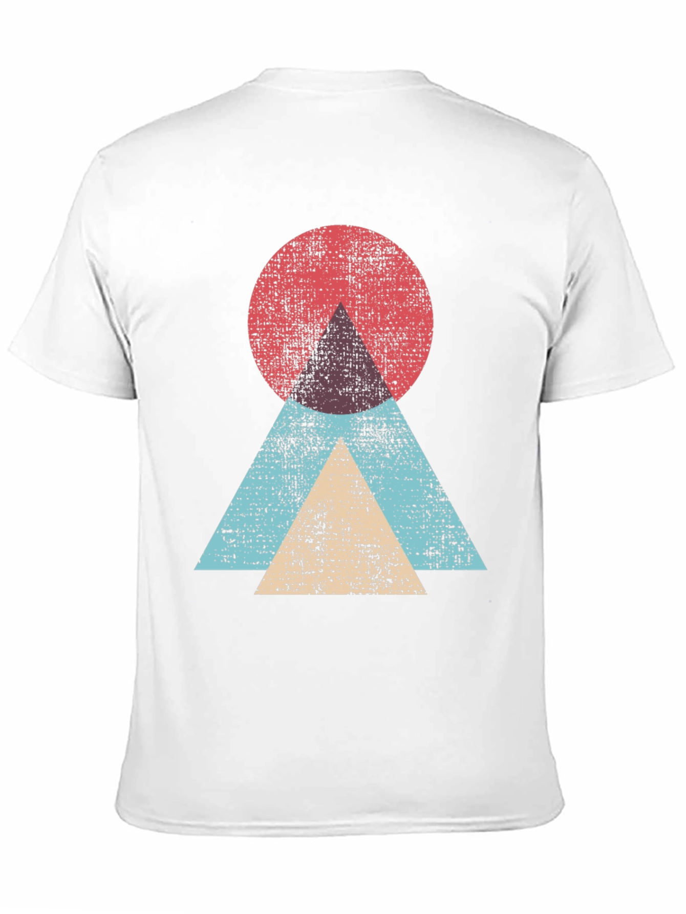 Geometric Graphic Tee - Modern Abstract Design
