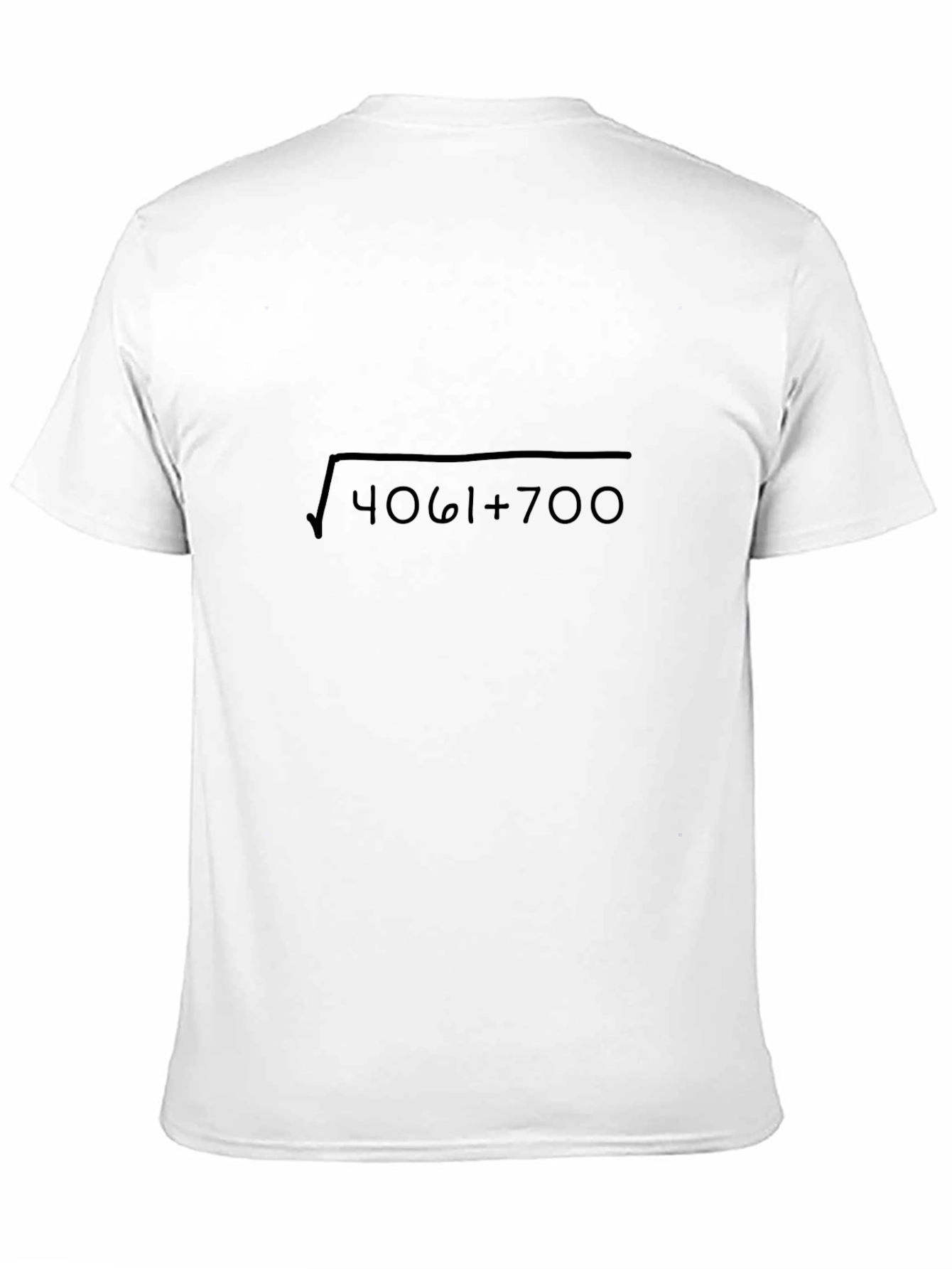 Math Humor T-Shirt - Square Root Equation