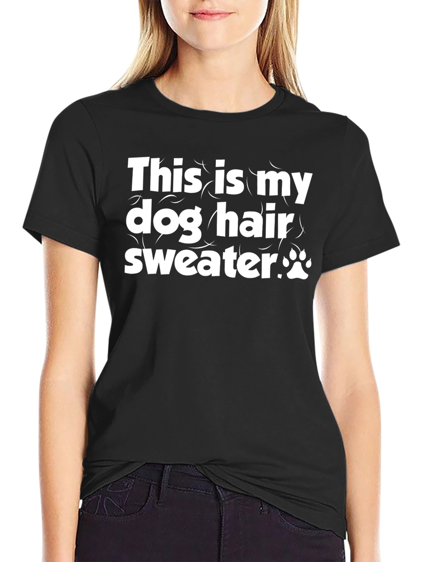 Dog Hair Sweater Graphic Tee - Unisex