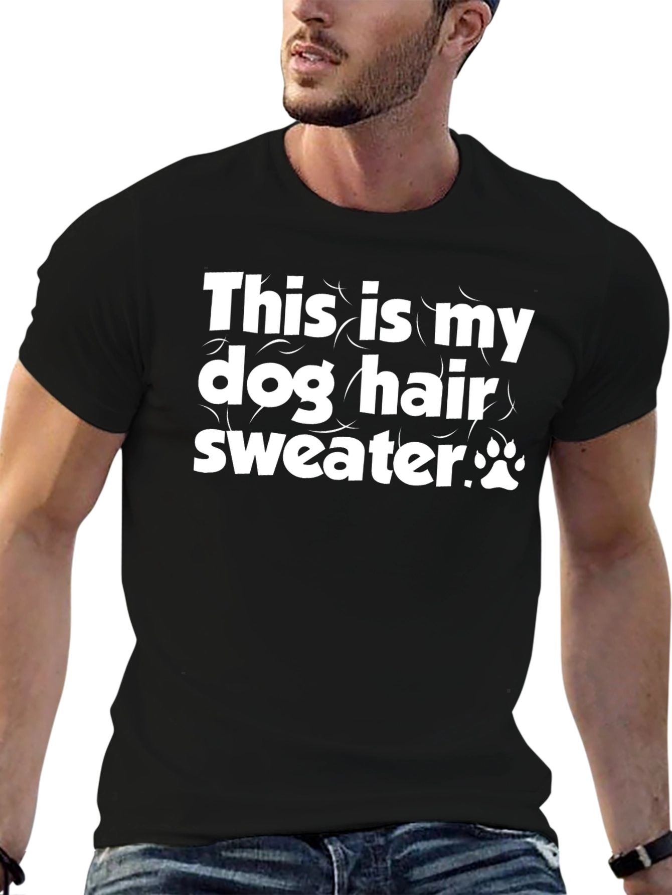 Dog Hair Sweater Graphic Tee - Unisex