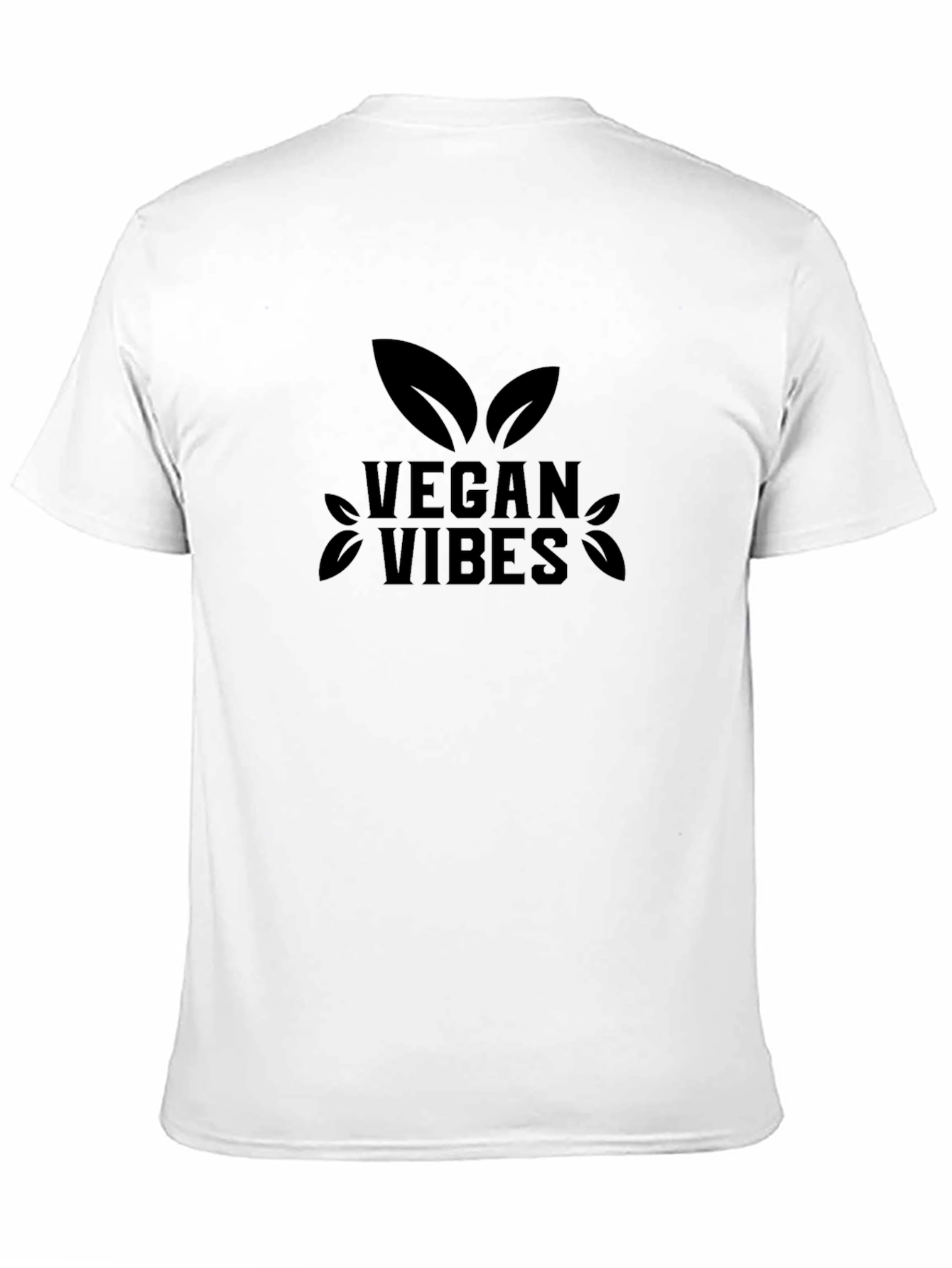 Vegan Vibes Graphic Tee - Black