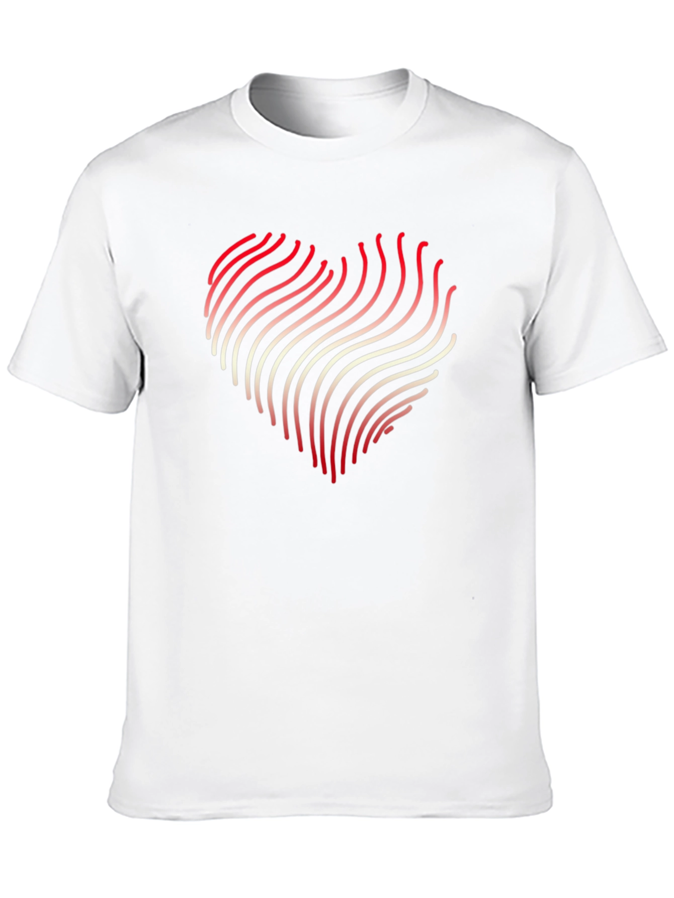 Heartbeat Wave Graphic Tee - Modern Love T-Shirt