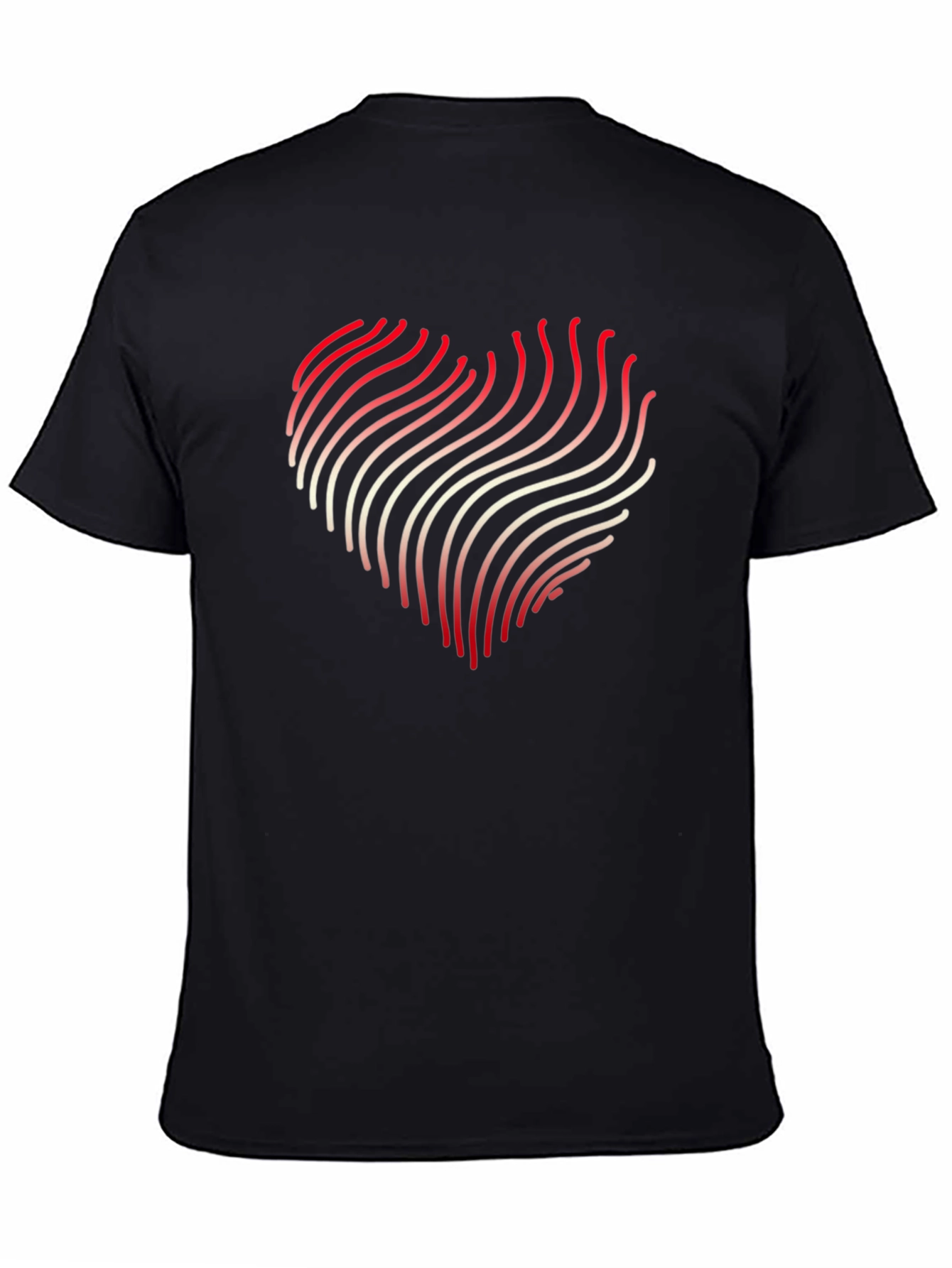 Heartbeat Wave Graphic Tee - Modern Love T-Shirt
