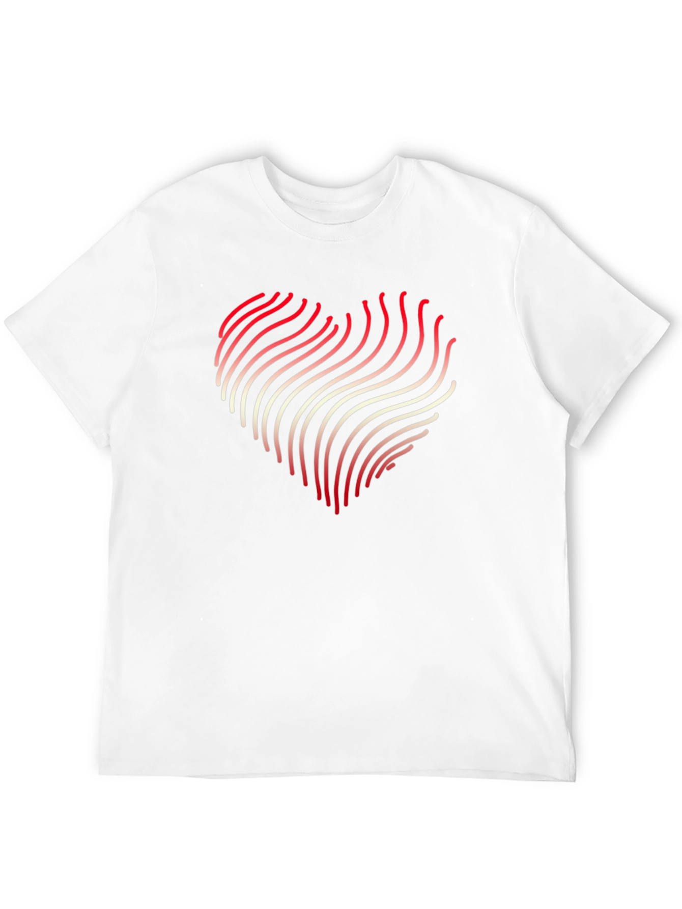 Heartbeat Wave Graphic Tee - Modern Love T-Shirt