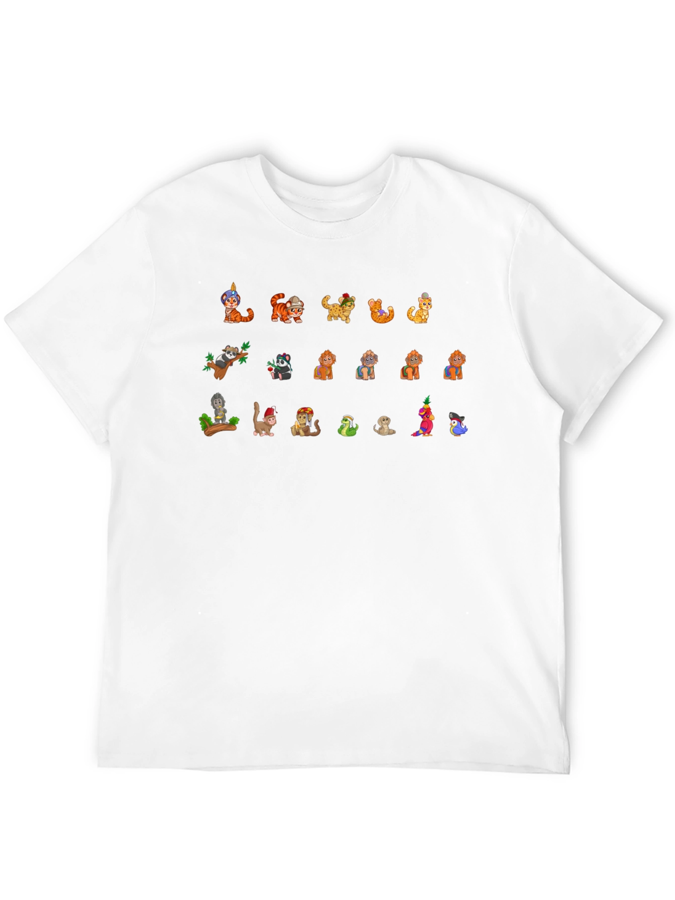 Novelty Animal Cartoon Graphic Tee