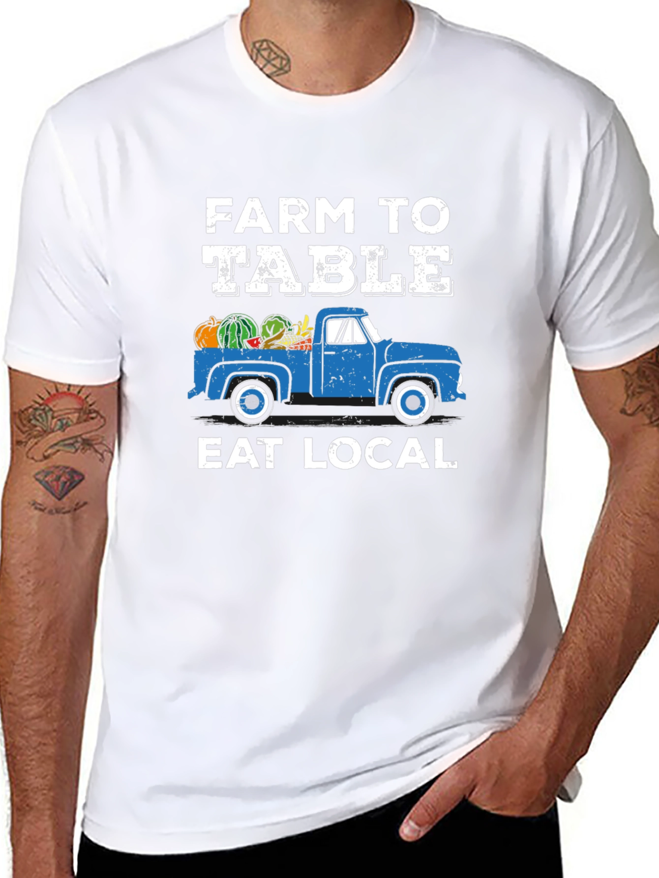 Farm to Table Eat Local T-Shirt