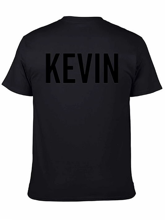 Personalized Black KEVIN T-Shirt