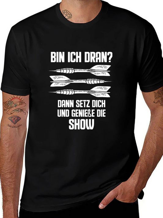 Bin Ich Dran? Darts T-Shirt - Dart Player Tee