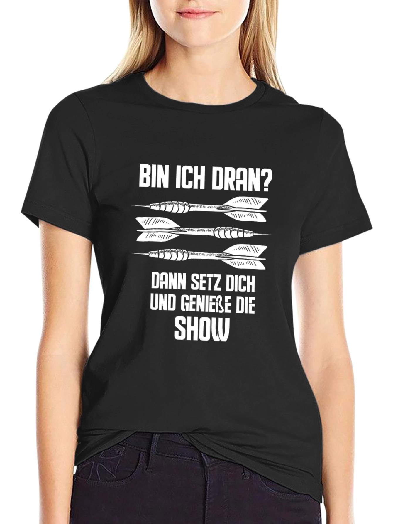 Bin Ich Dran? Darts T-Shirt - Dart Player Tee