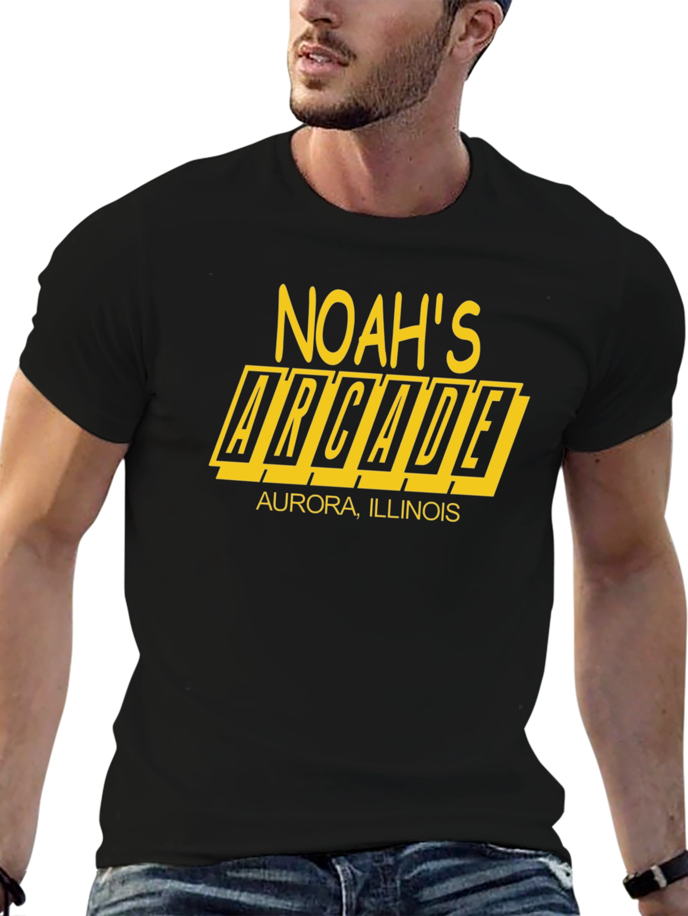 Noahs Arcade T-Shirt - Aurora Illinois