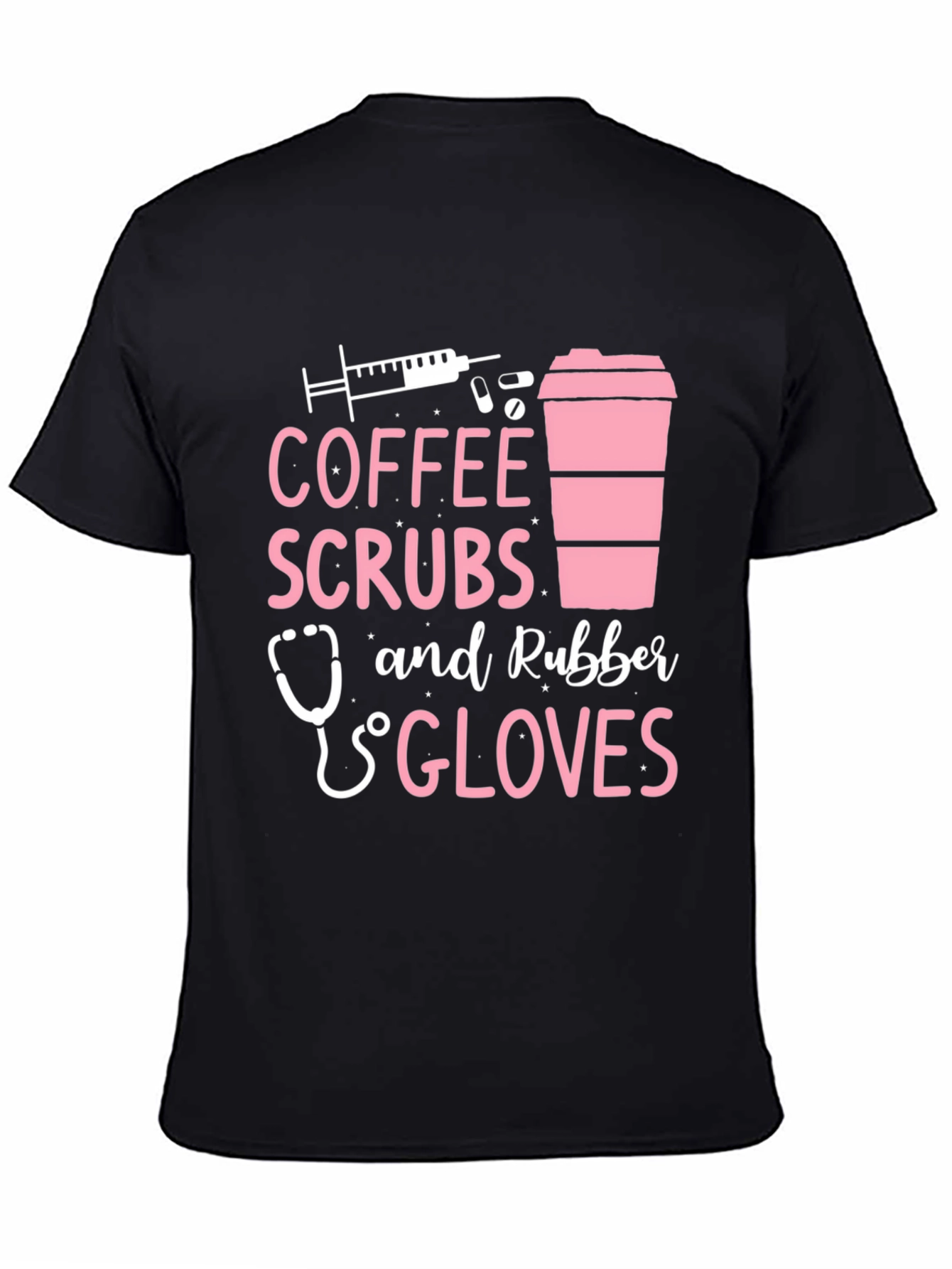 Coffee Scrubs & Rubber Gloves Graphic Tee